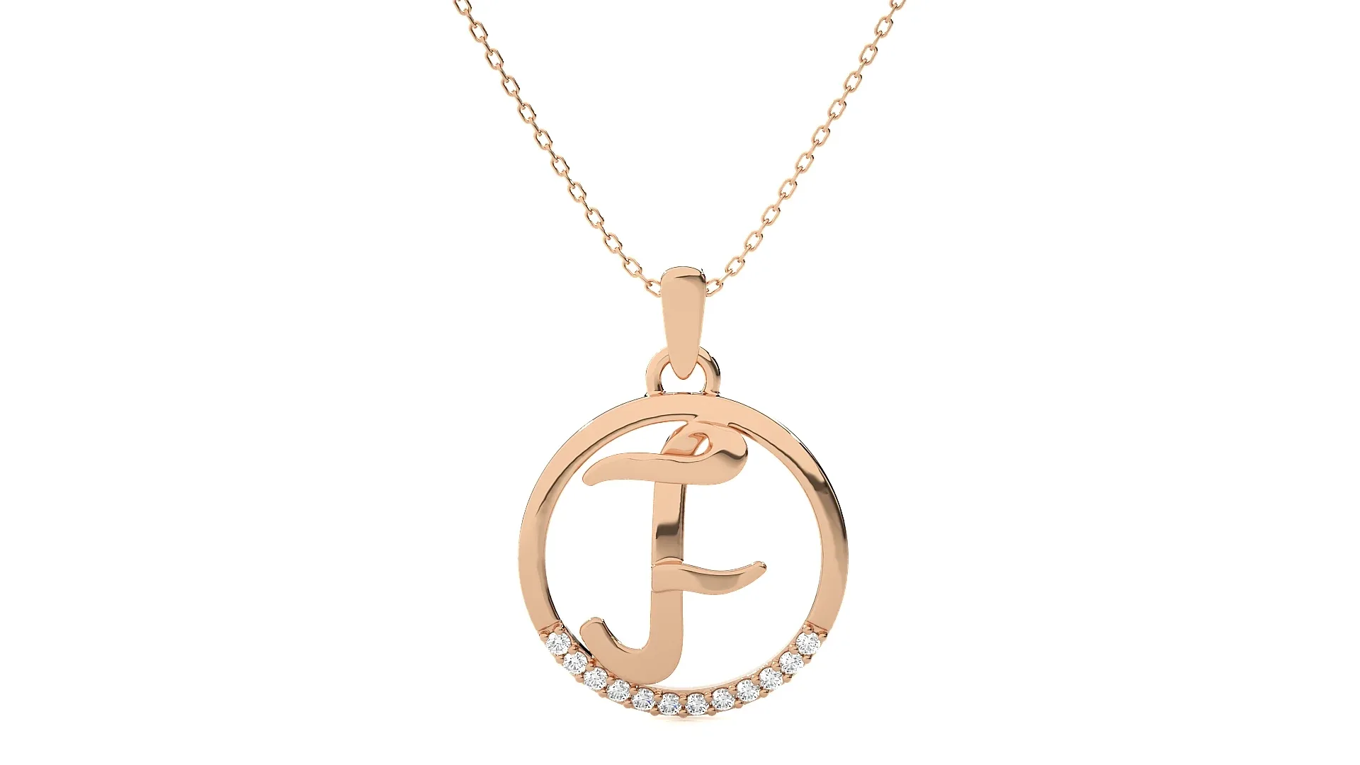26 Alphabet Pendant Necklace
