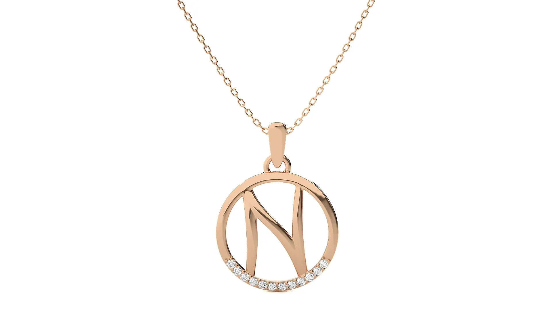 26 Alphabet Pendant Necklace