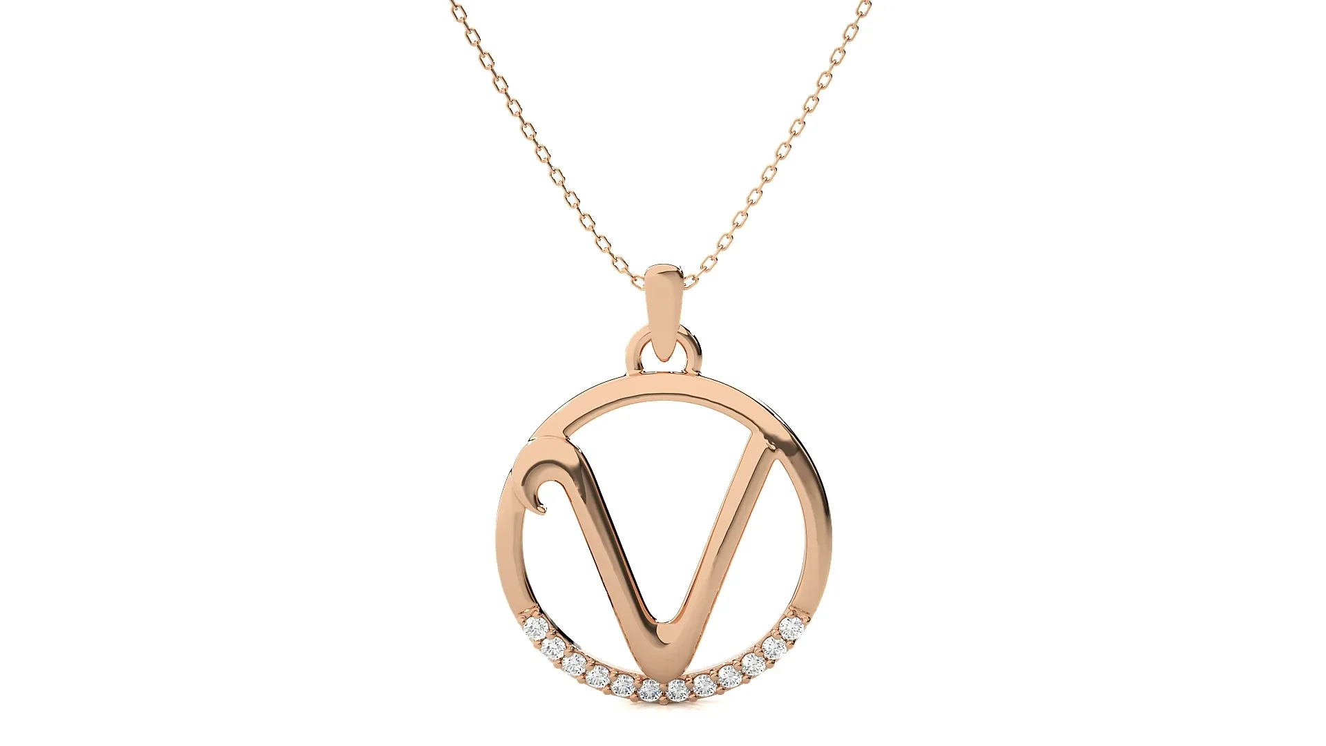 26 Alphabet Pendant Necklace