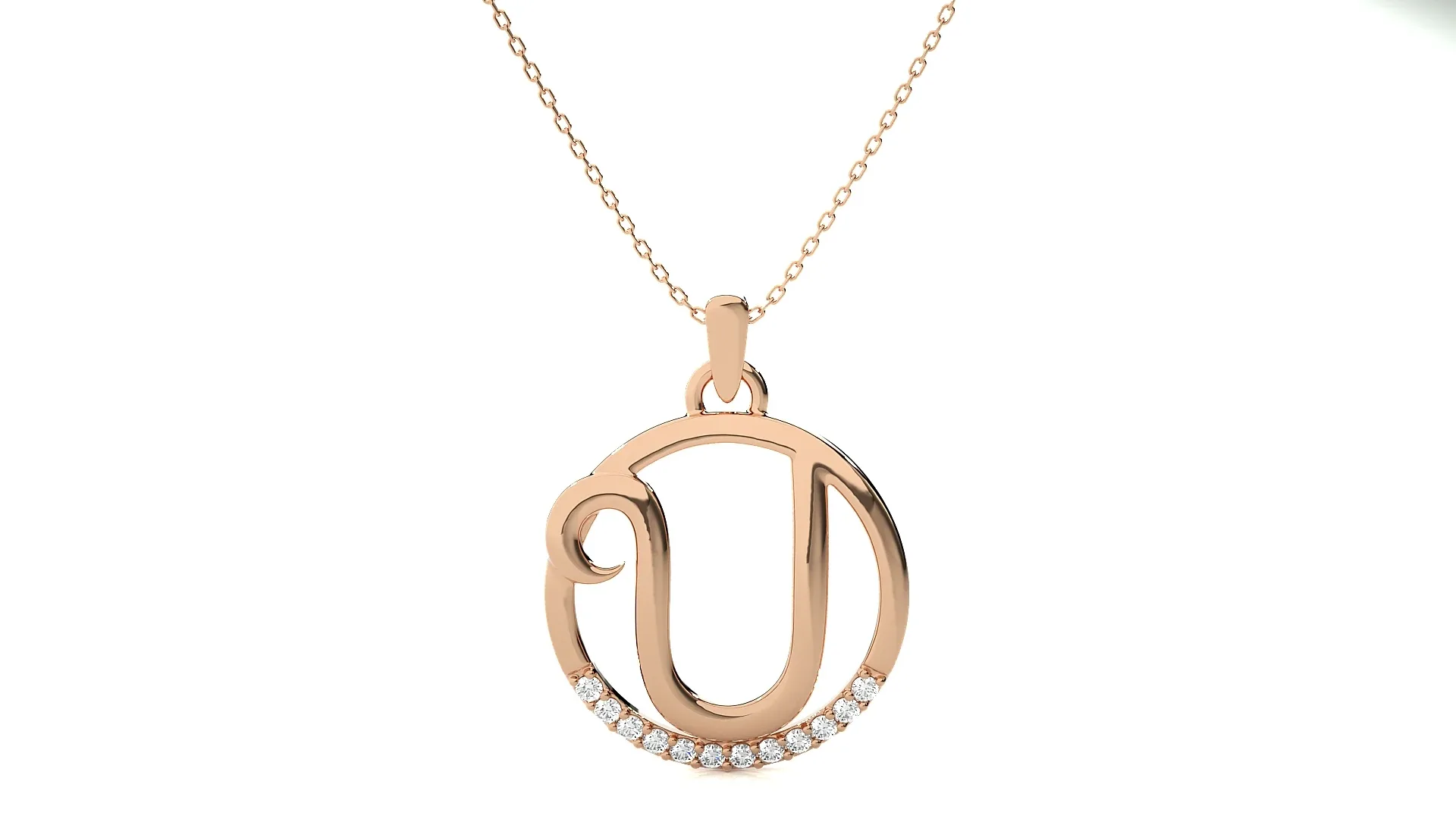 26 Alphabet Pendant Necklace