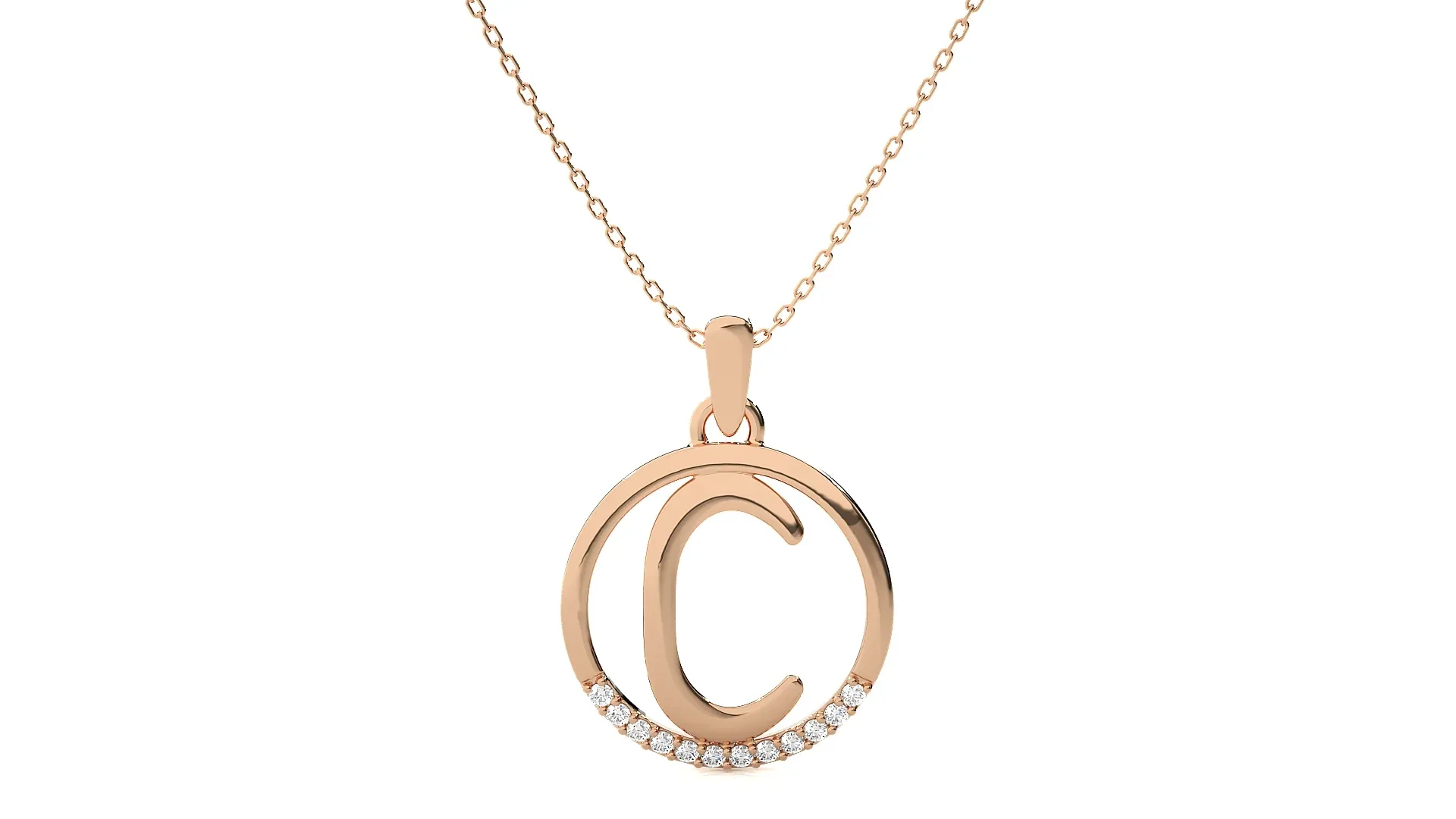 26 Alphabet Pendant Necklace