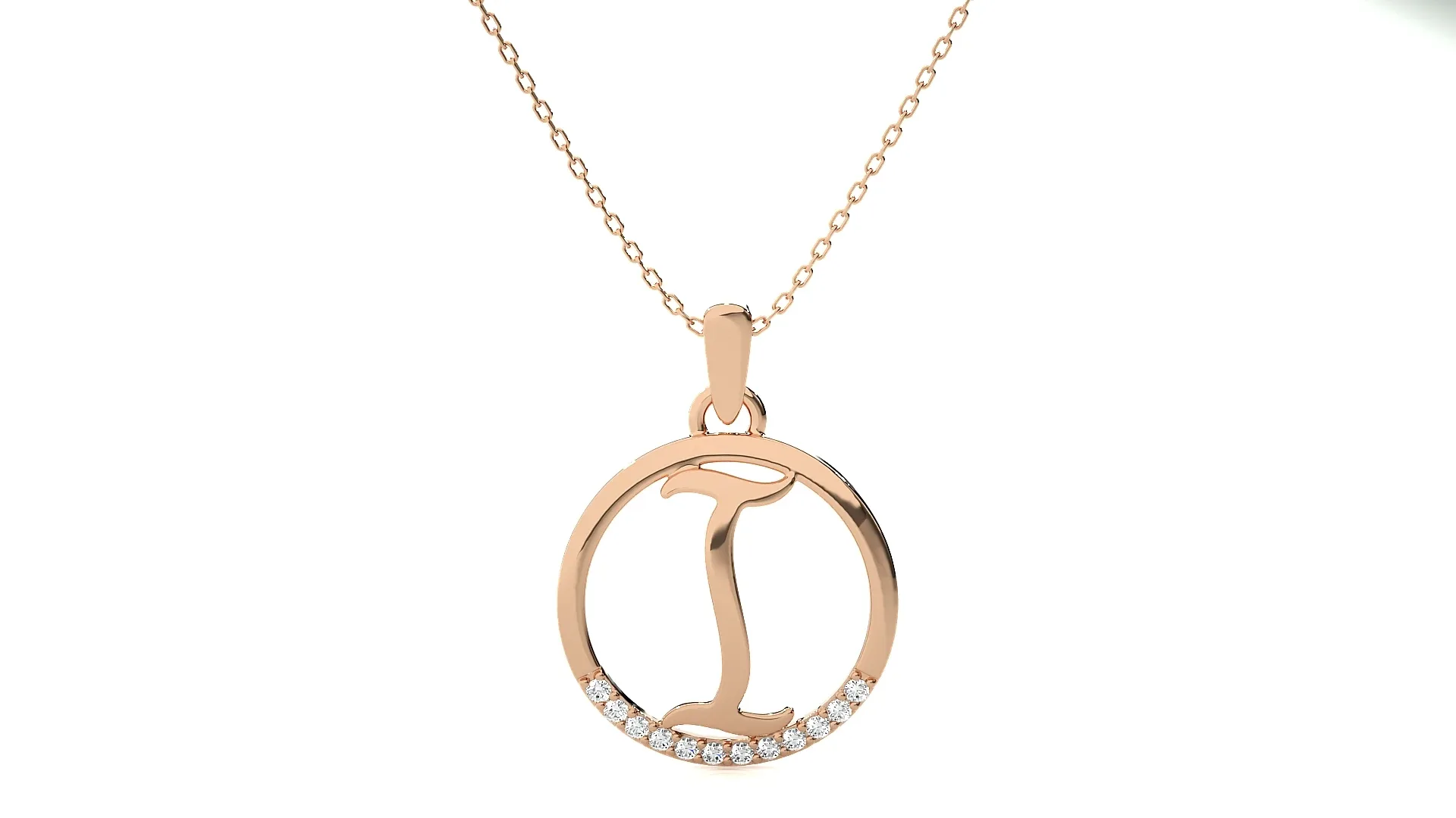 26 Alphabet Pendant Necklace