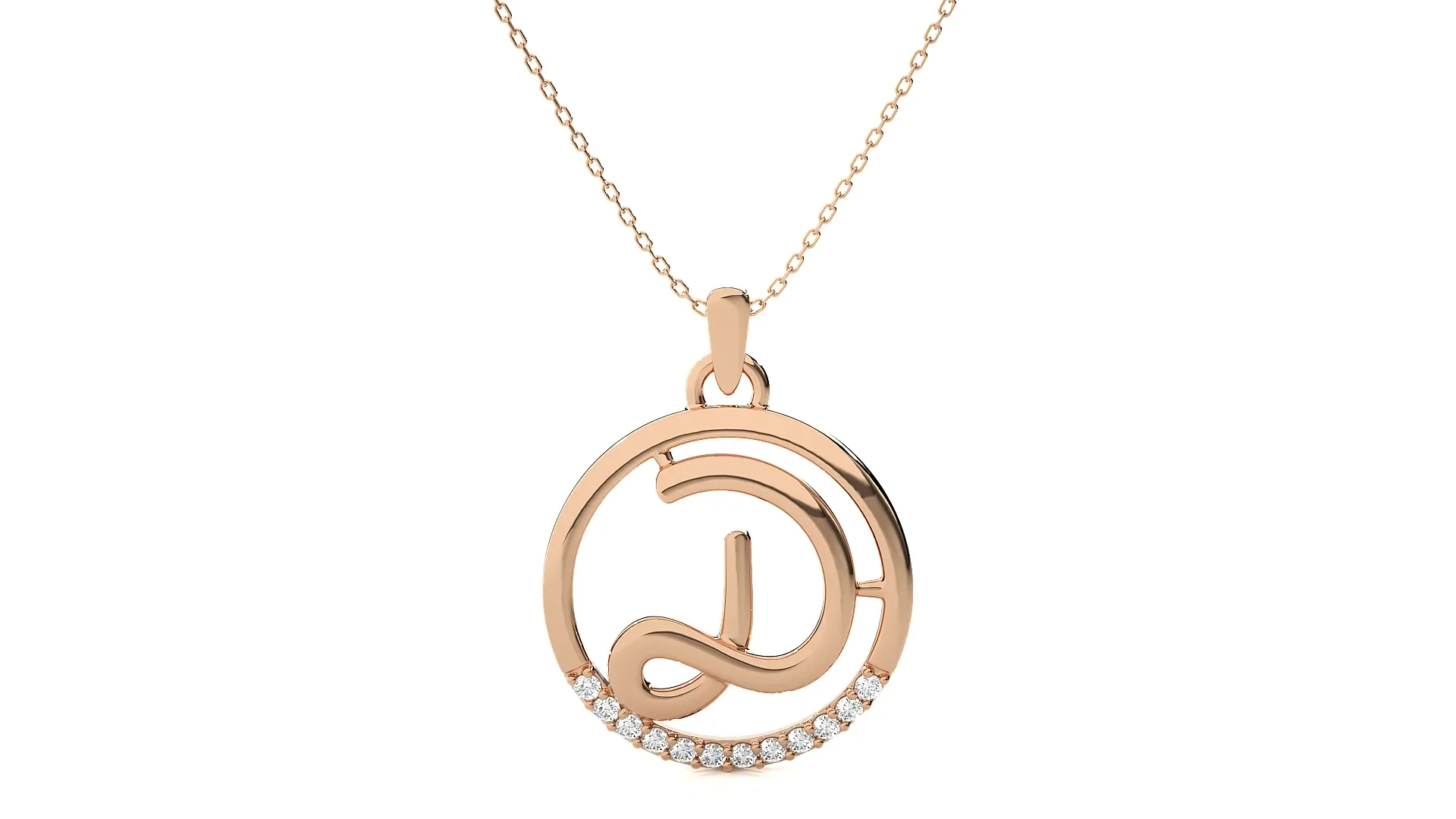 26 Alphabet Pendant Necklace