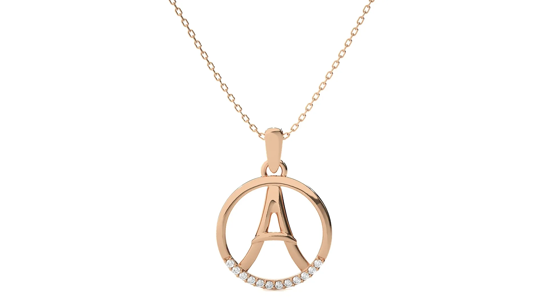 26 Alphabet Pendant Necklace