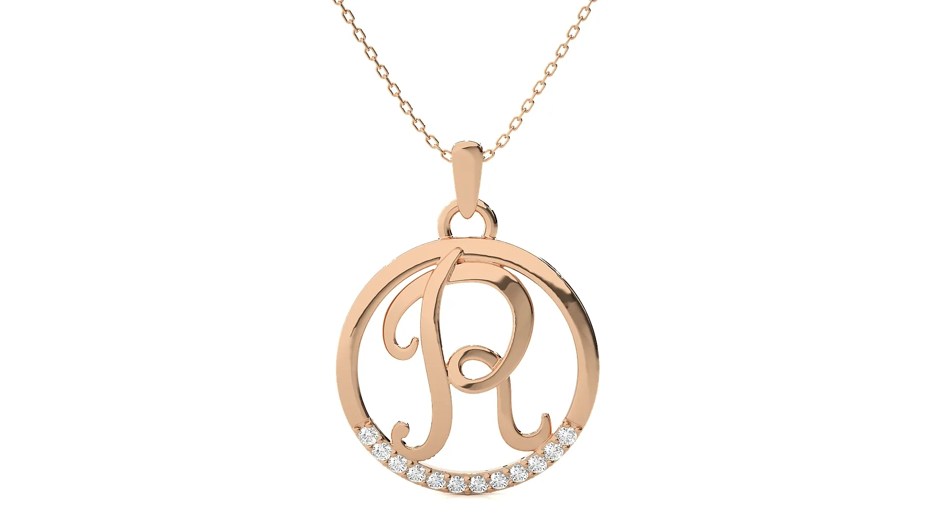 26 Alphabet Pendant Necklace