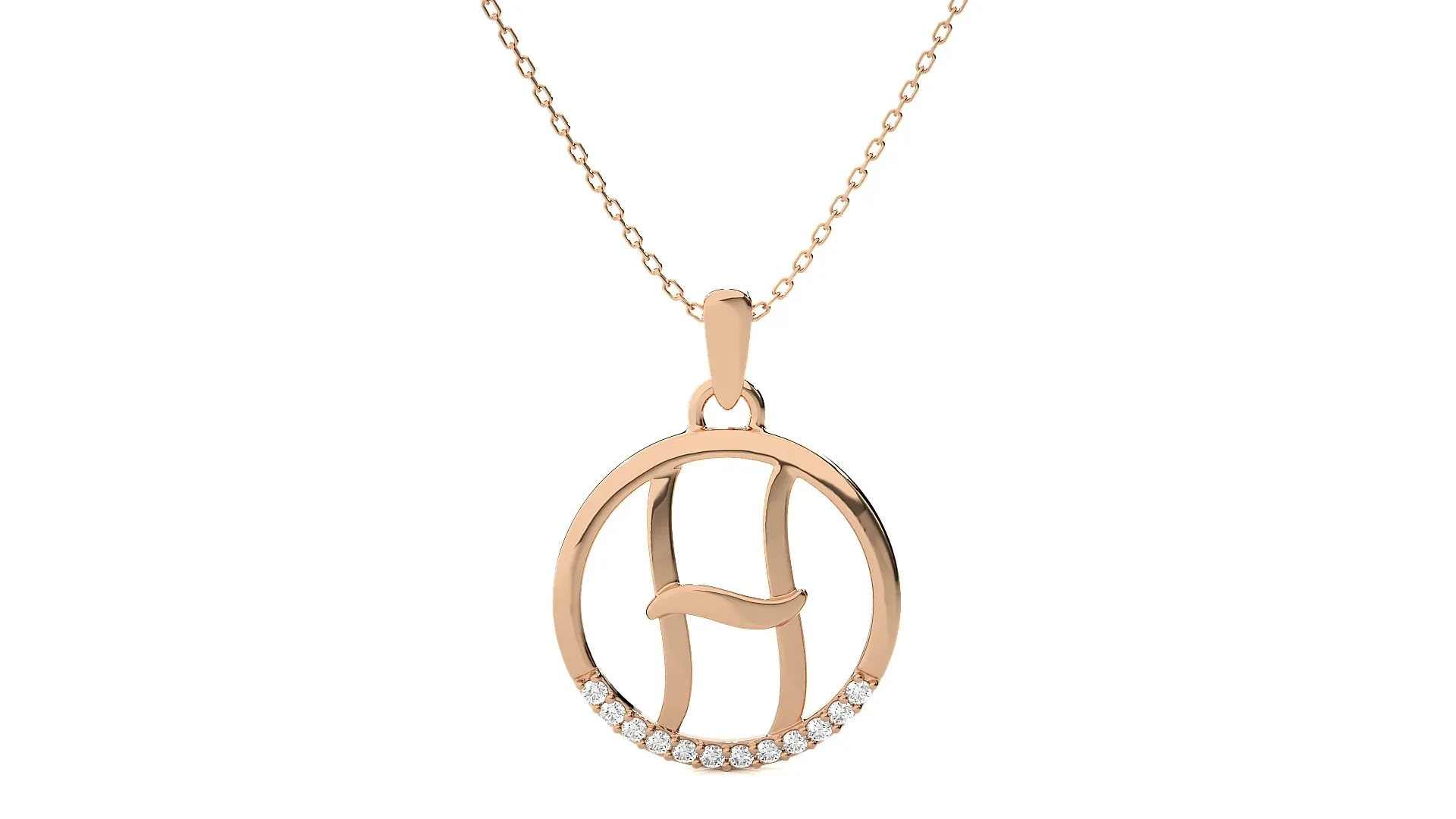 26 Alphabet Pendant Necklace