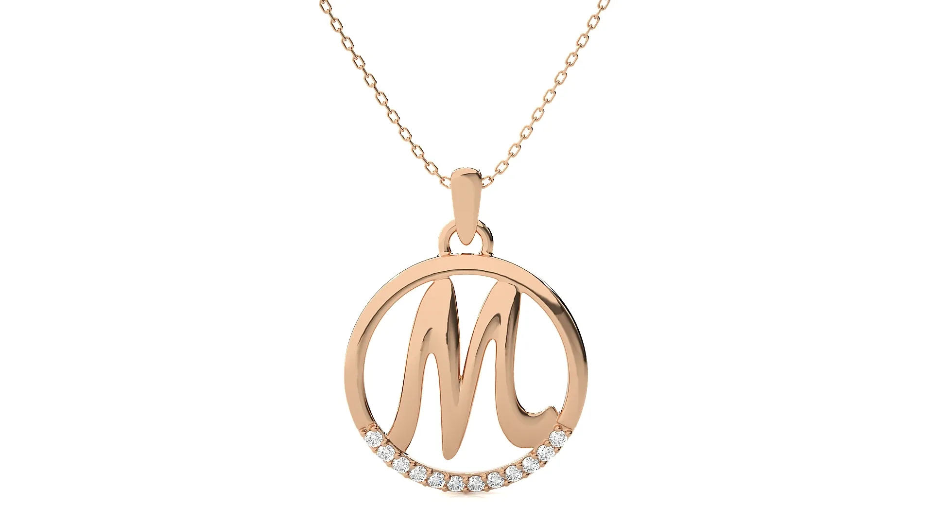 26 Alphabet Pendant Necklace