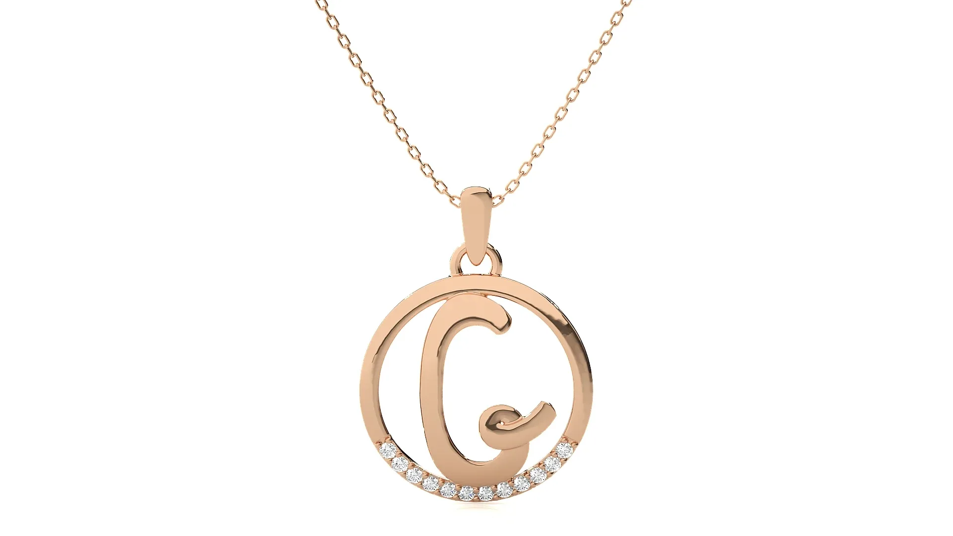 26 Alphabet Pendant Necklace