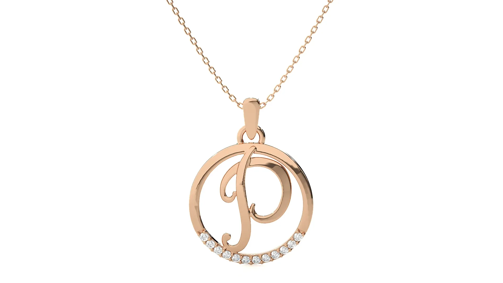 26 Alphabet Pendant Necklace