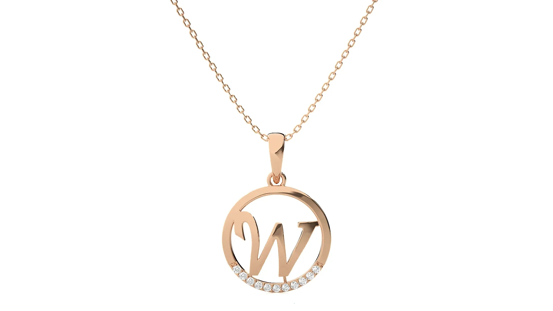 26 Alphabet Pendant Necklace