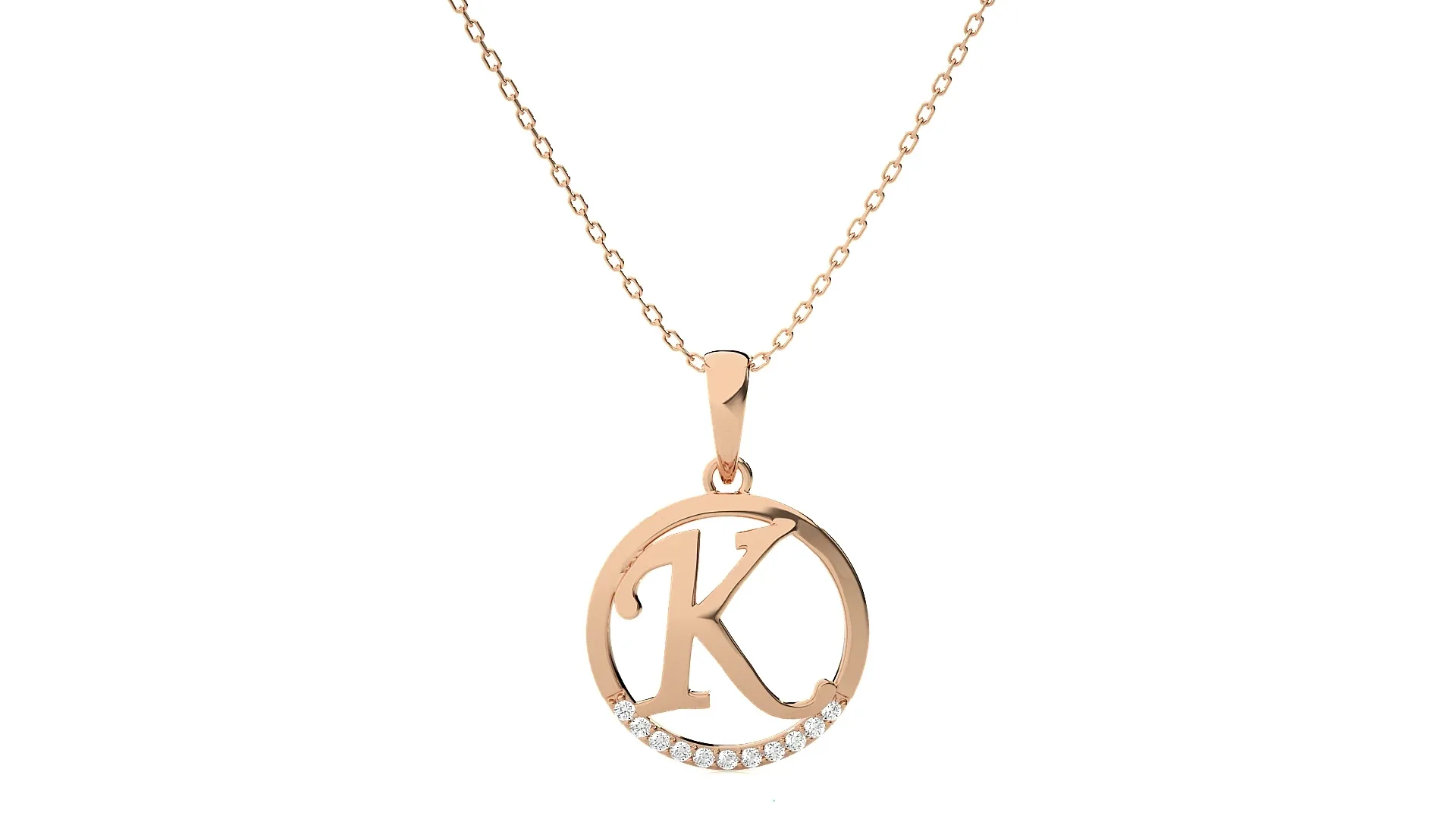 26 Alphabet Pendant Necklace