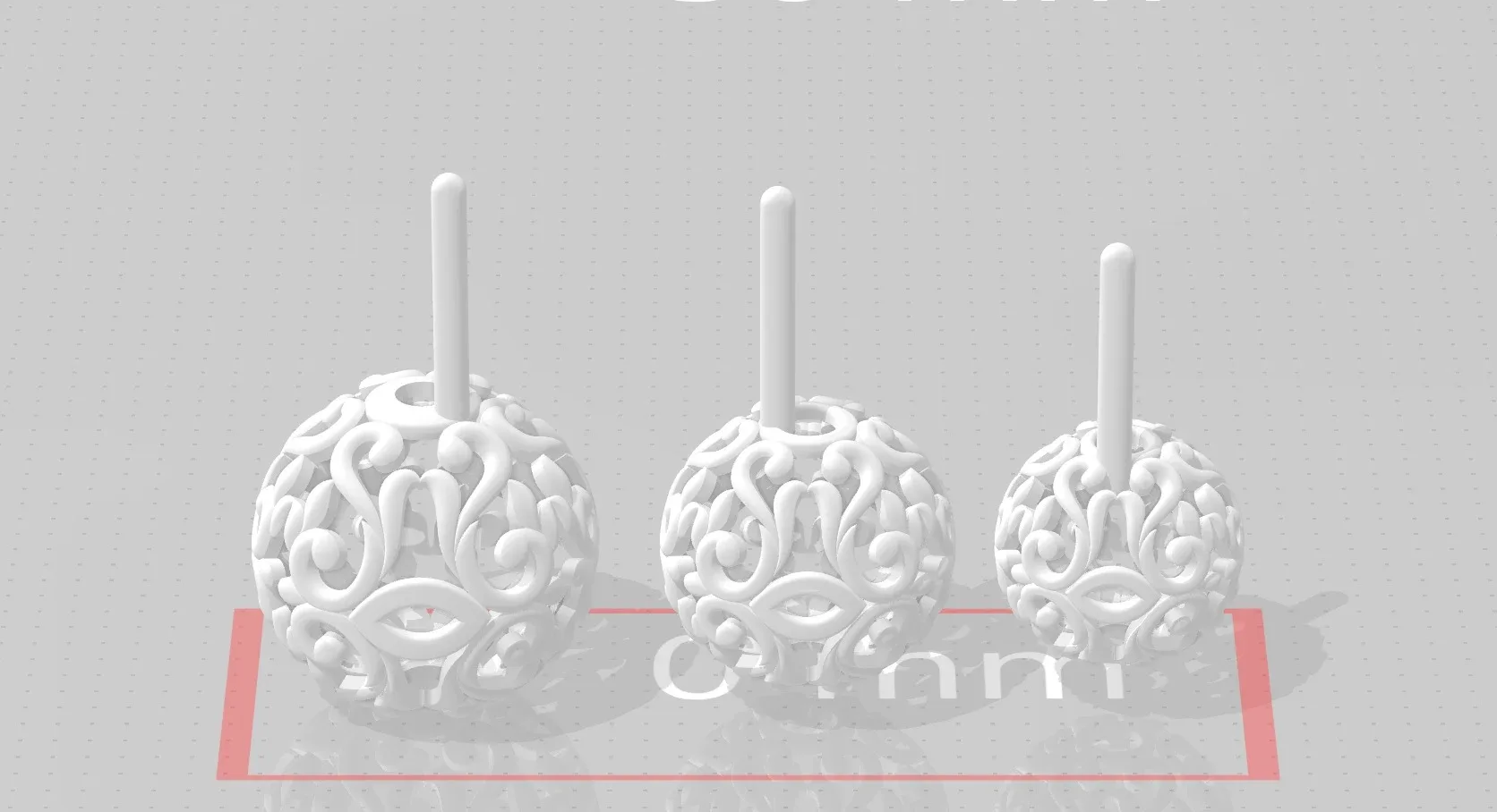 560 Beads Ball STL models Pack