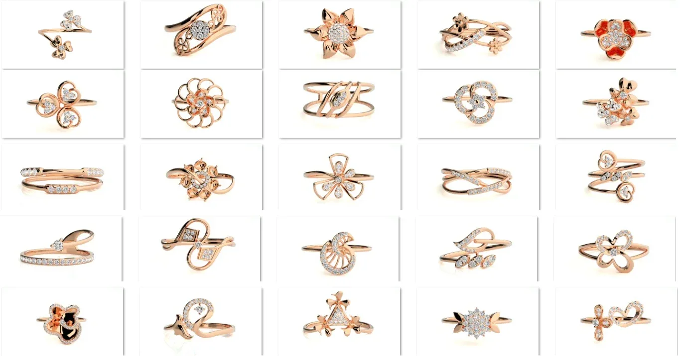 150 Ultra Light Weight Diamond Rings Pack