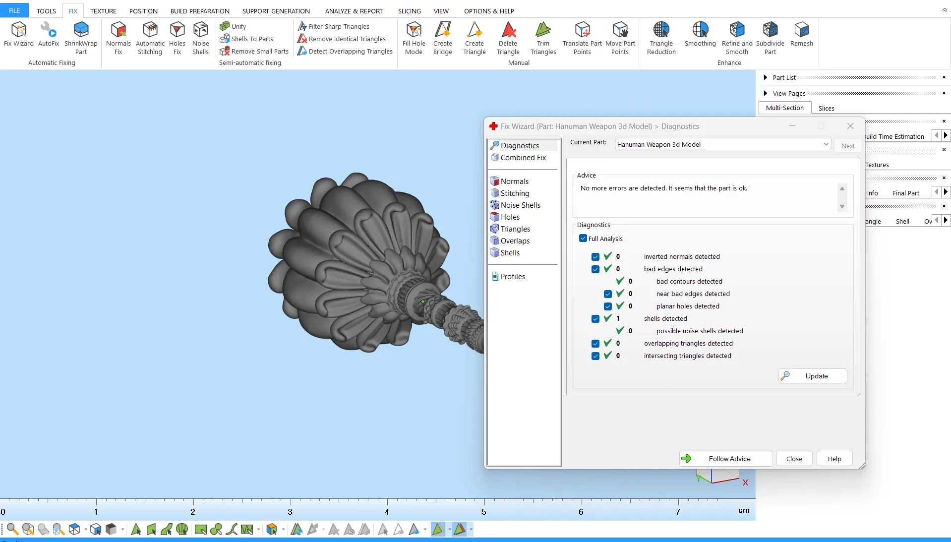 Hanuman Weapon 3d Model