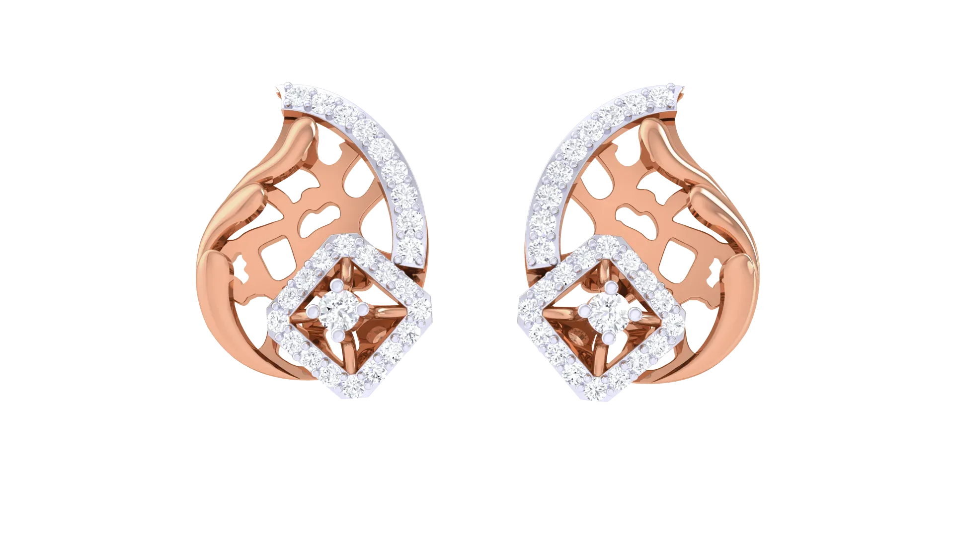 100 Diamond Studs Earrings Pack