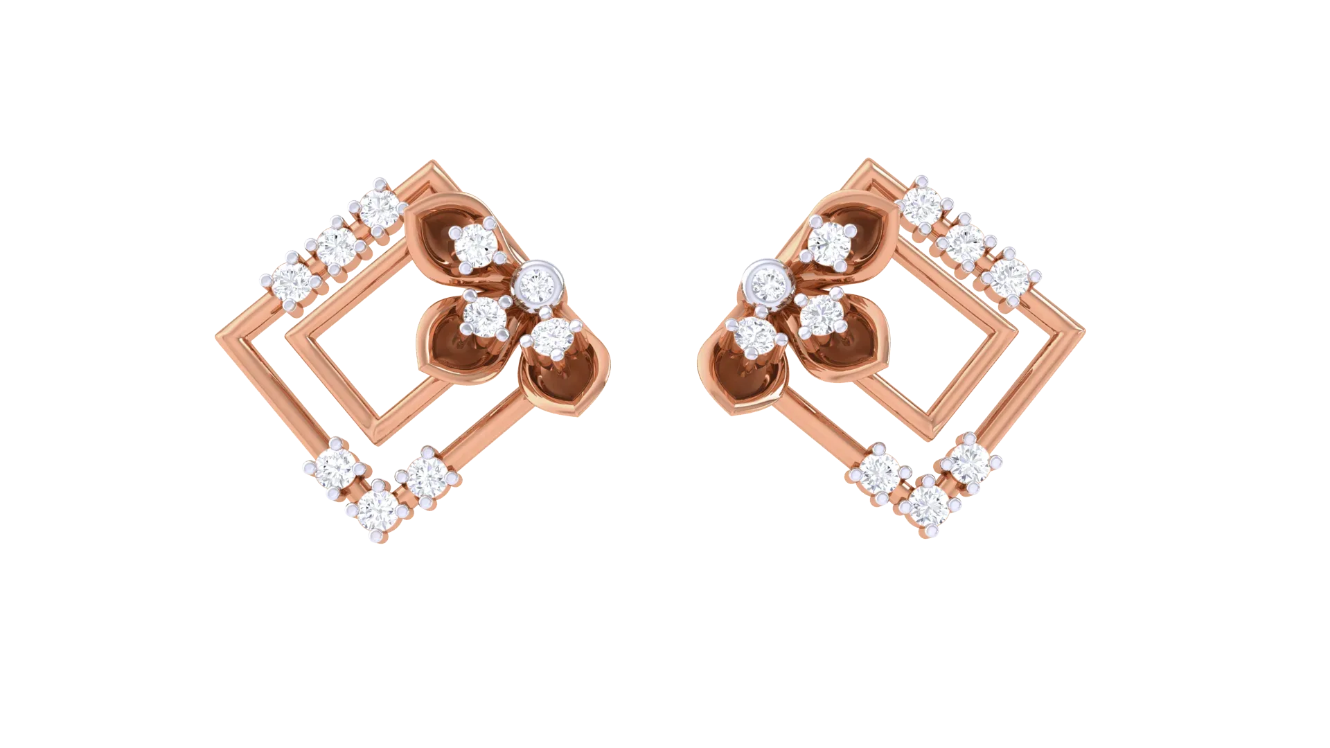 100 Diamond Studs Earrings Pack