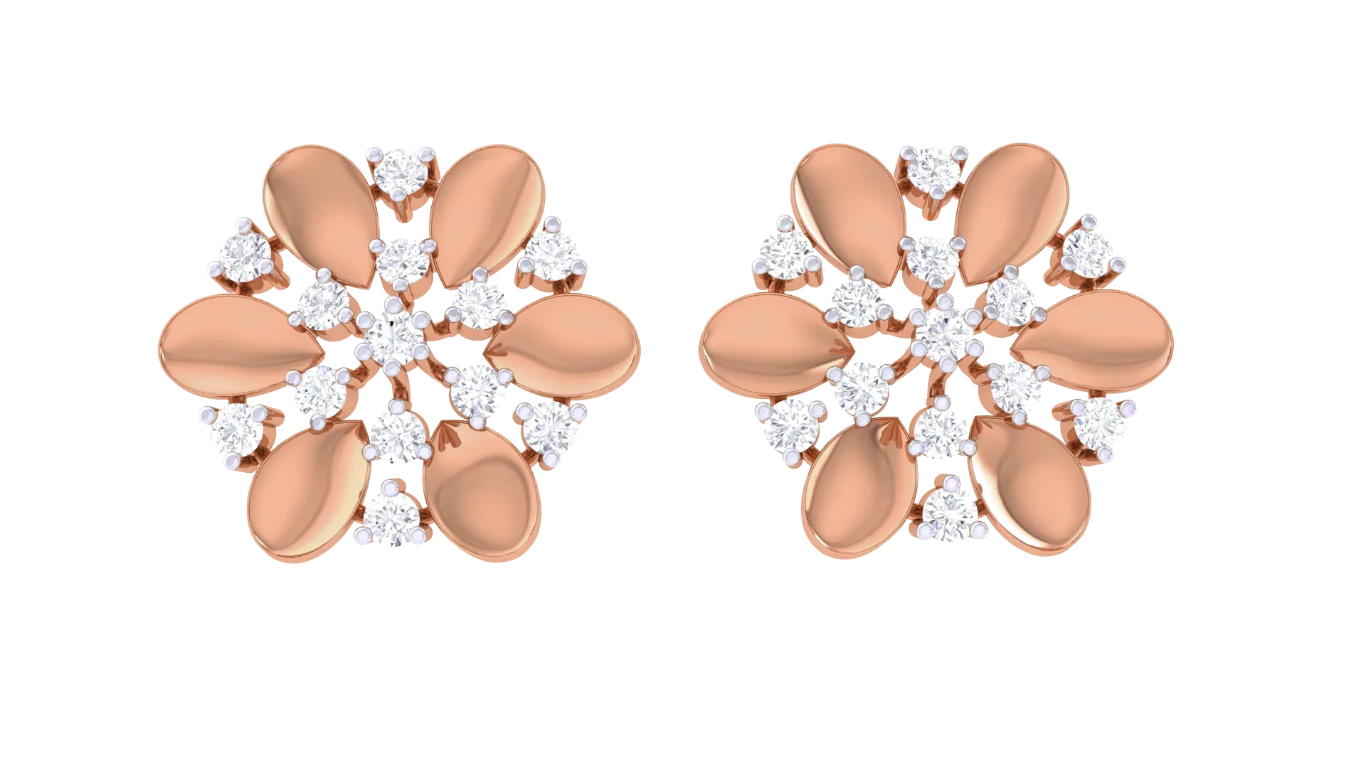 100 Diamond Studs Earrings Pack