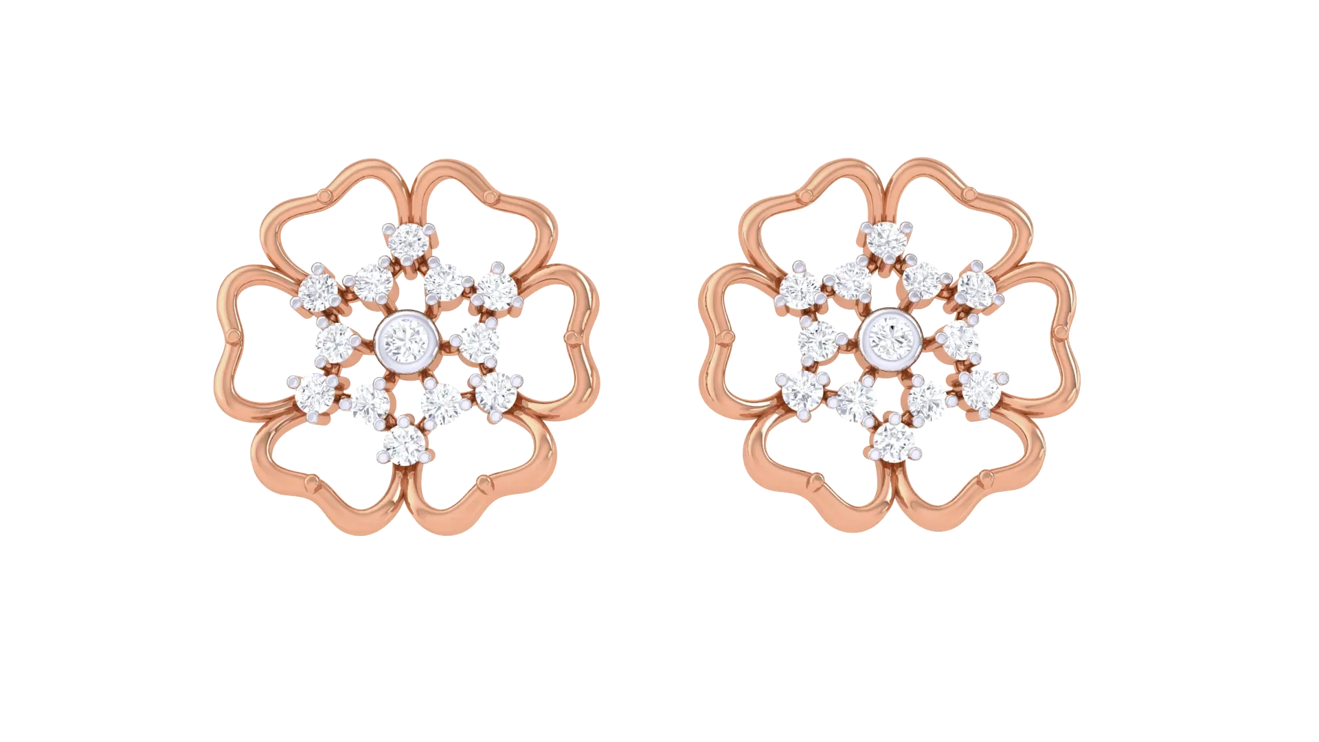 100 Diamond Studs Earrings Pack