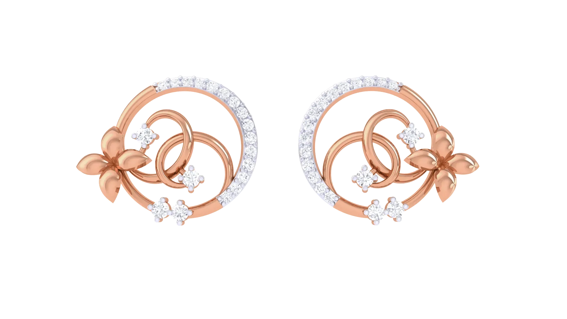 100 Diamond Studs Earrings Pack
