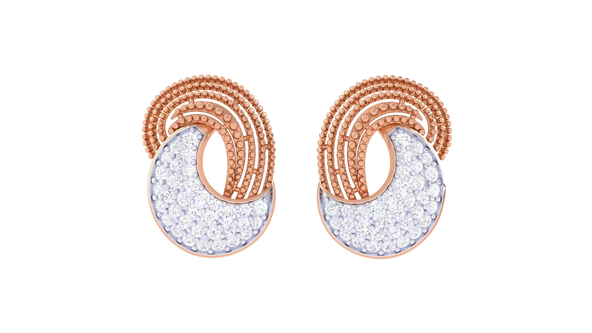100 Diamond Studs Earrings Pack