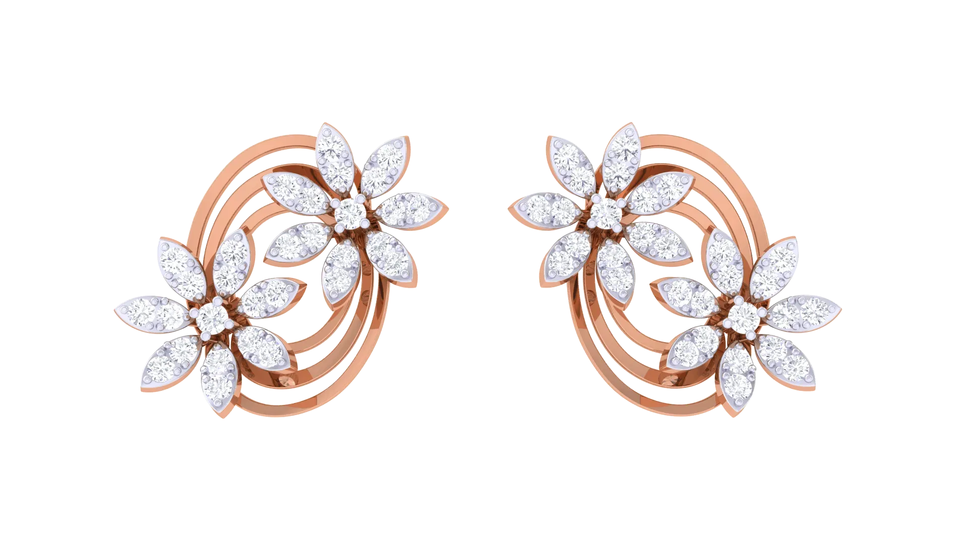 100 Diamond Studs Earrings Pack