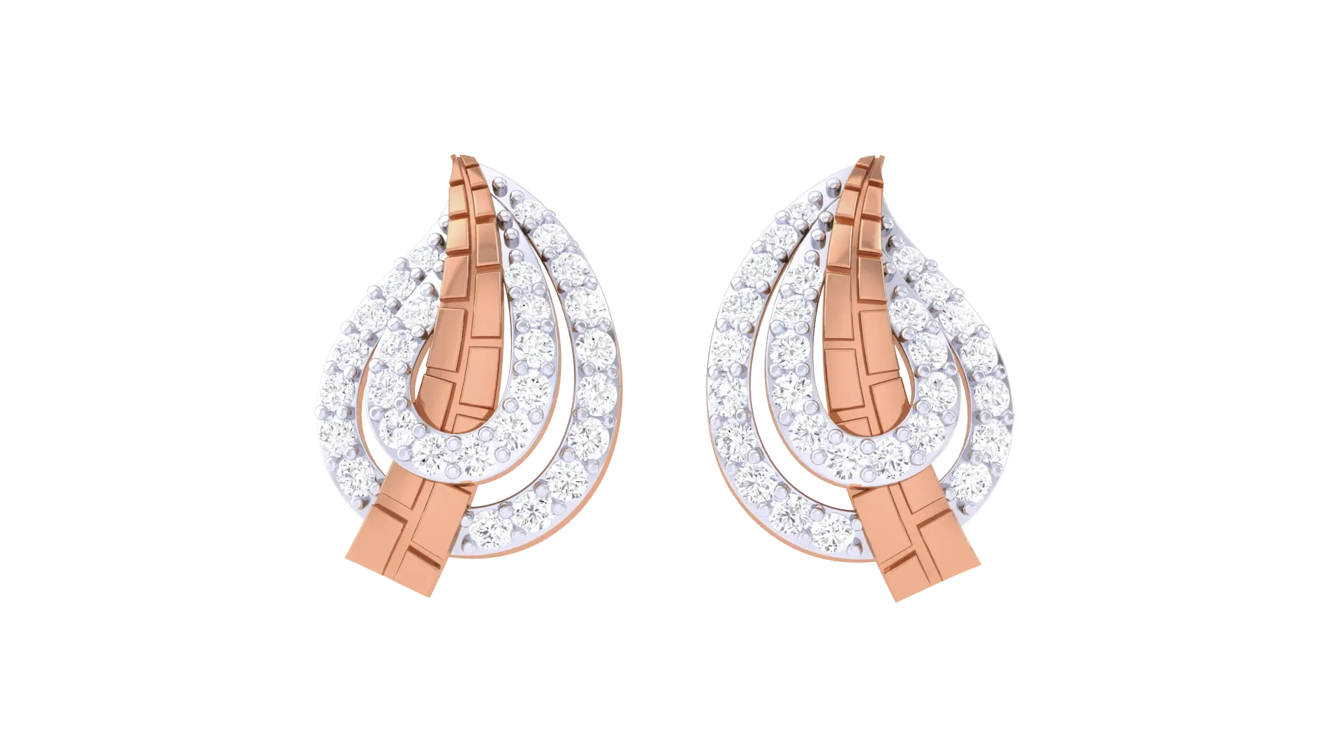 100 Diamond Studs Earrings Pack