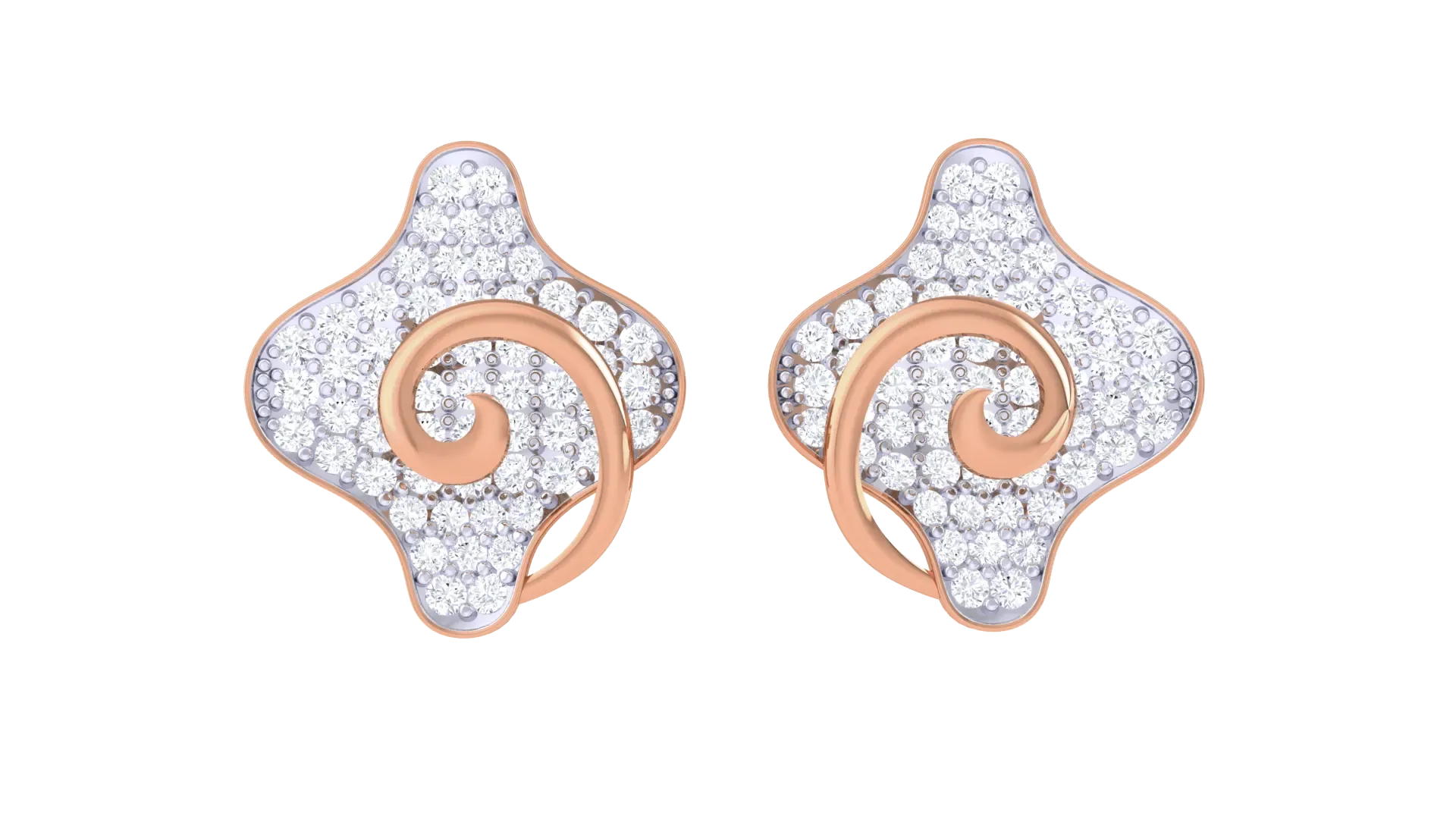 100 Diamond Studs Earrings Pack