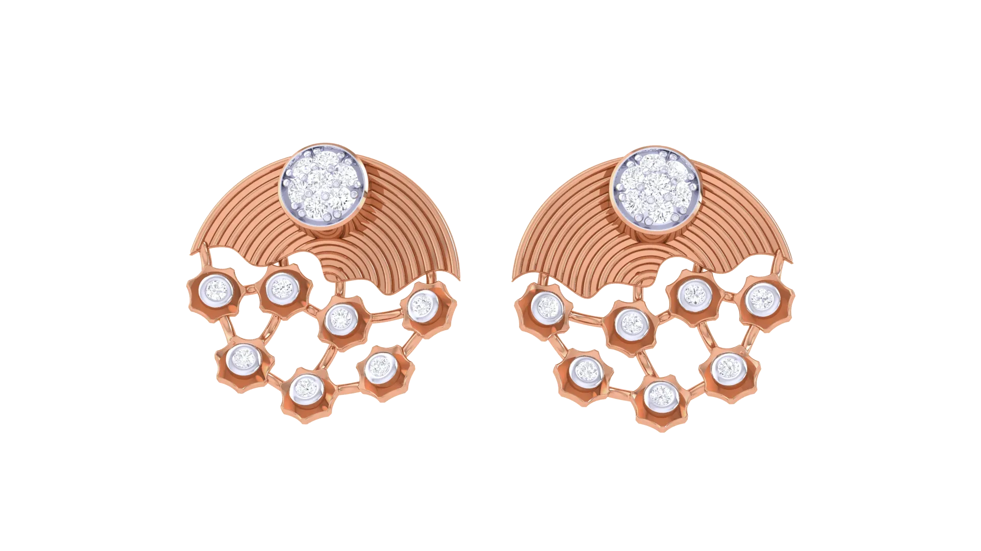 100 Diamond Studs Earrings Pack