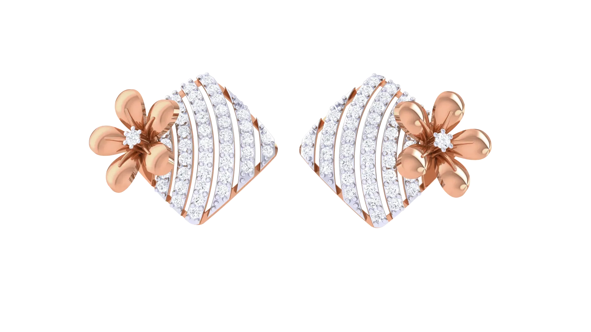 100 Diamond Studs Earrings Pack