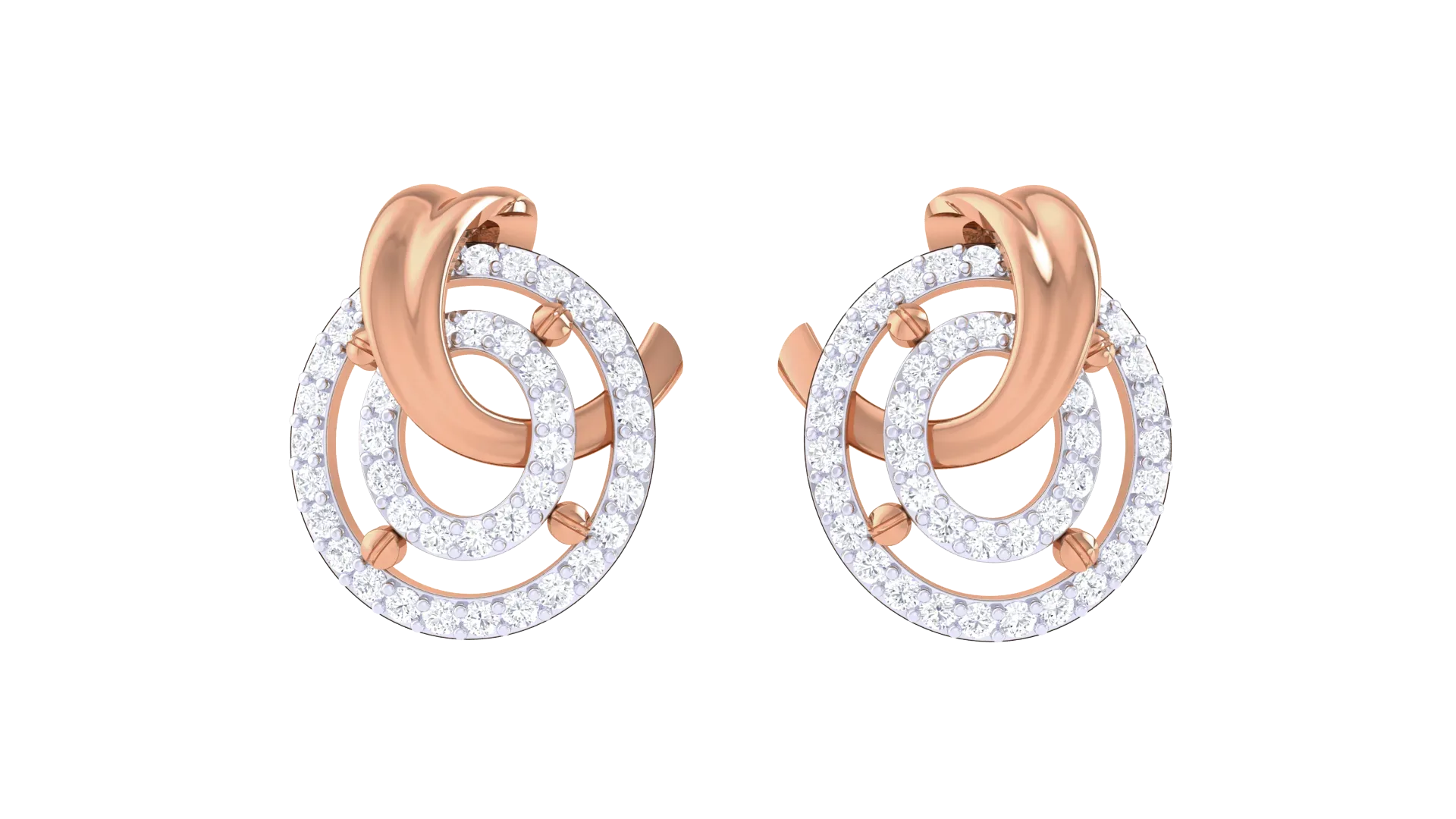 100 Diamond Studs Earrings Pack