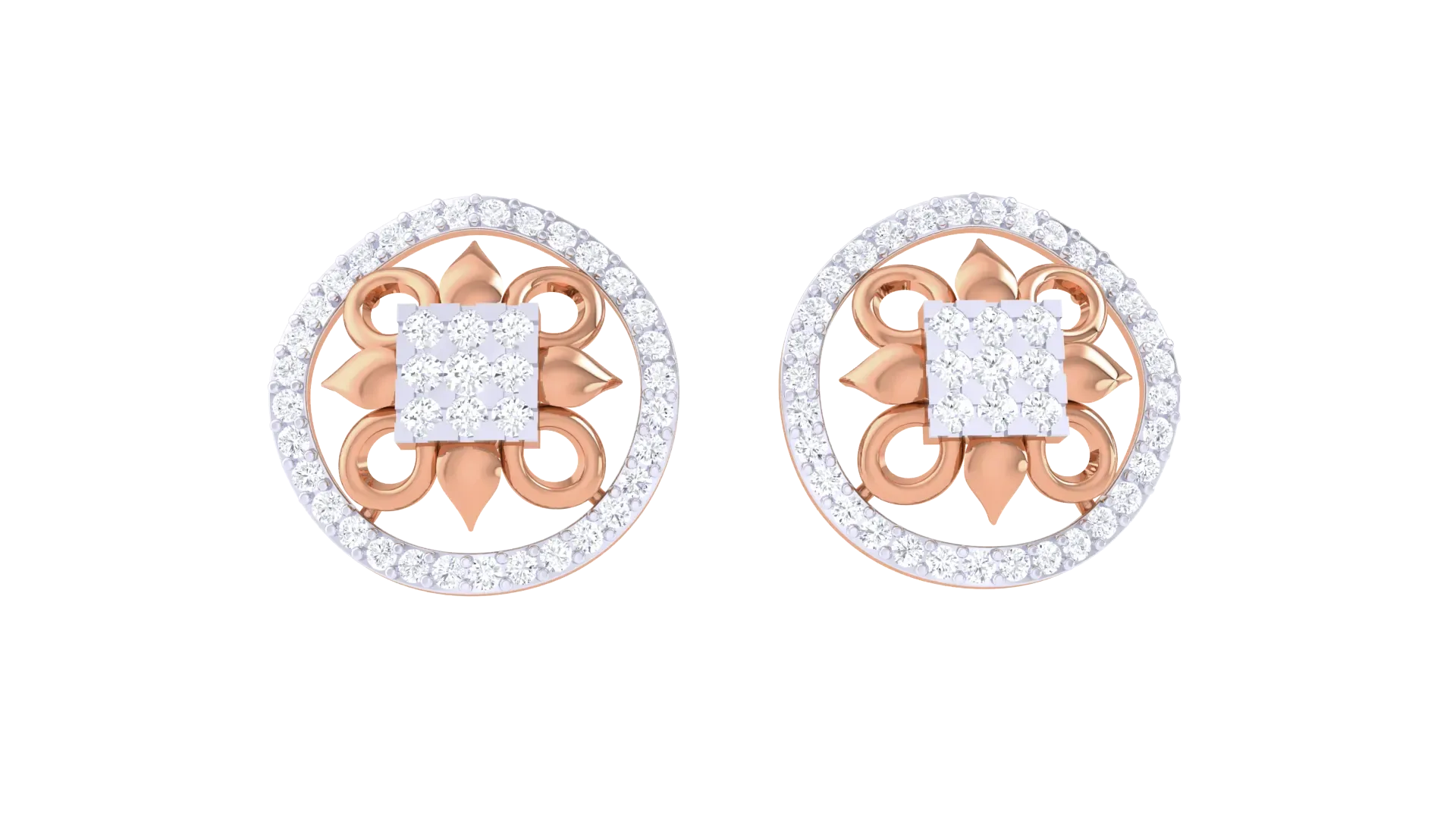 100 Diamond Studs Earrings Pack