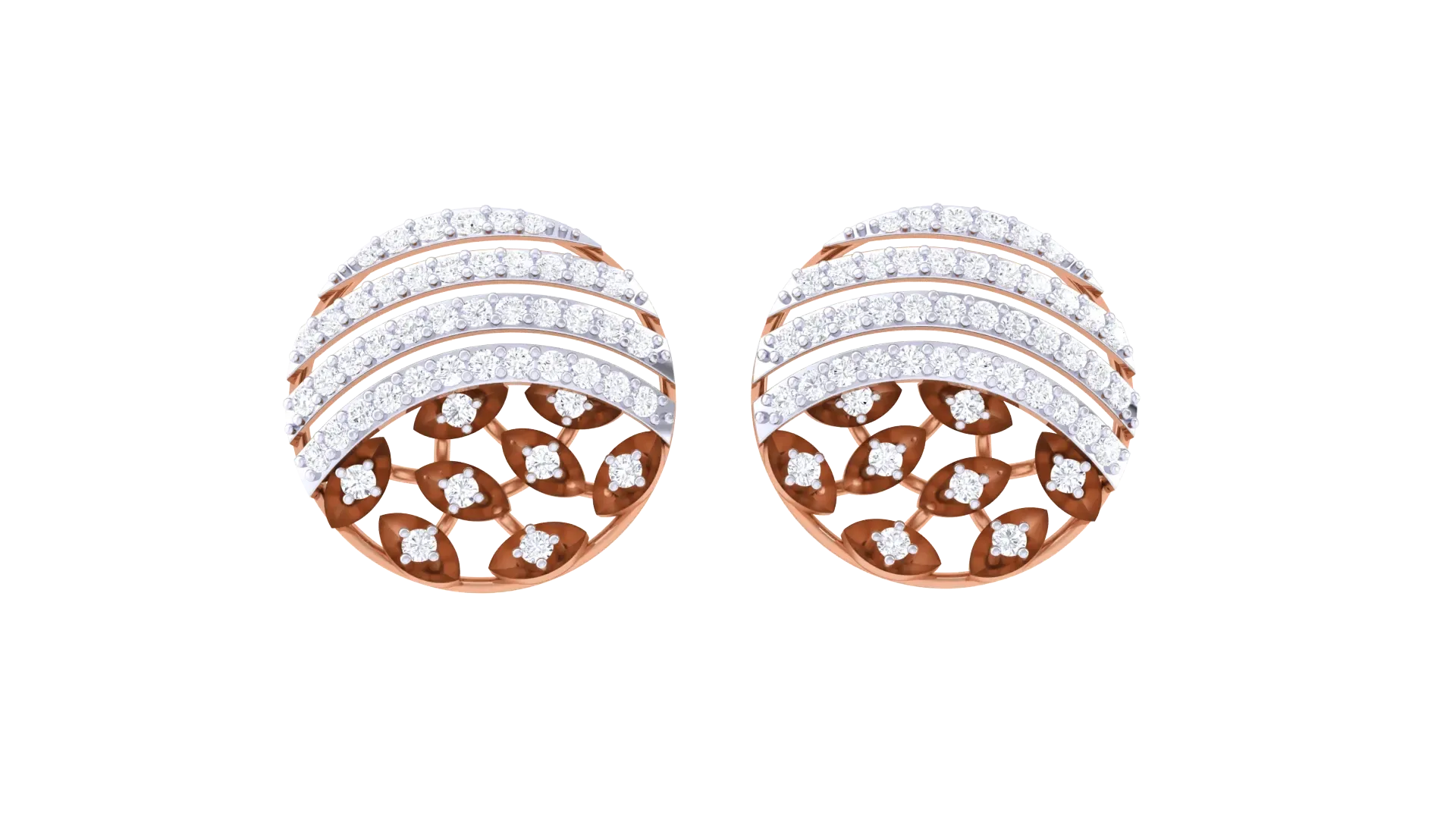 100 Diamond Studs Earrings Pack