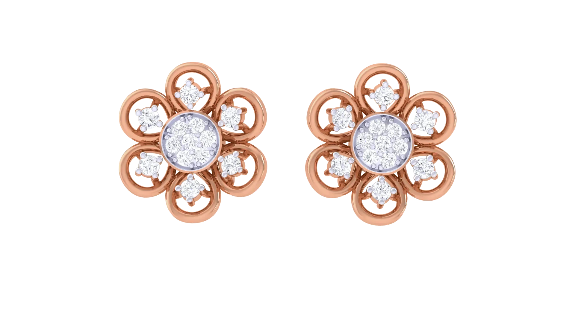 100 Diamond Studs Earrings Pack