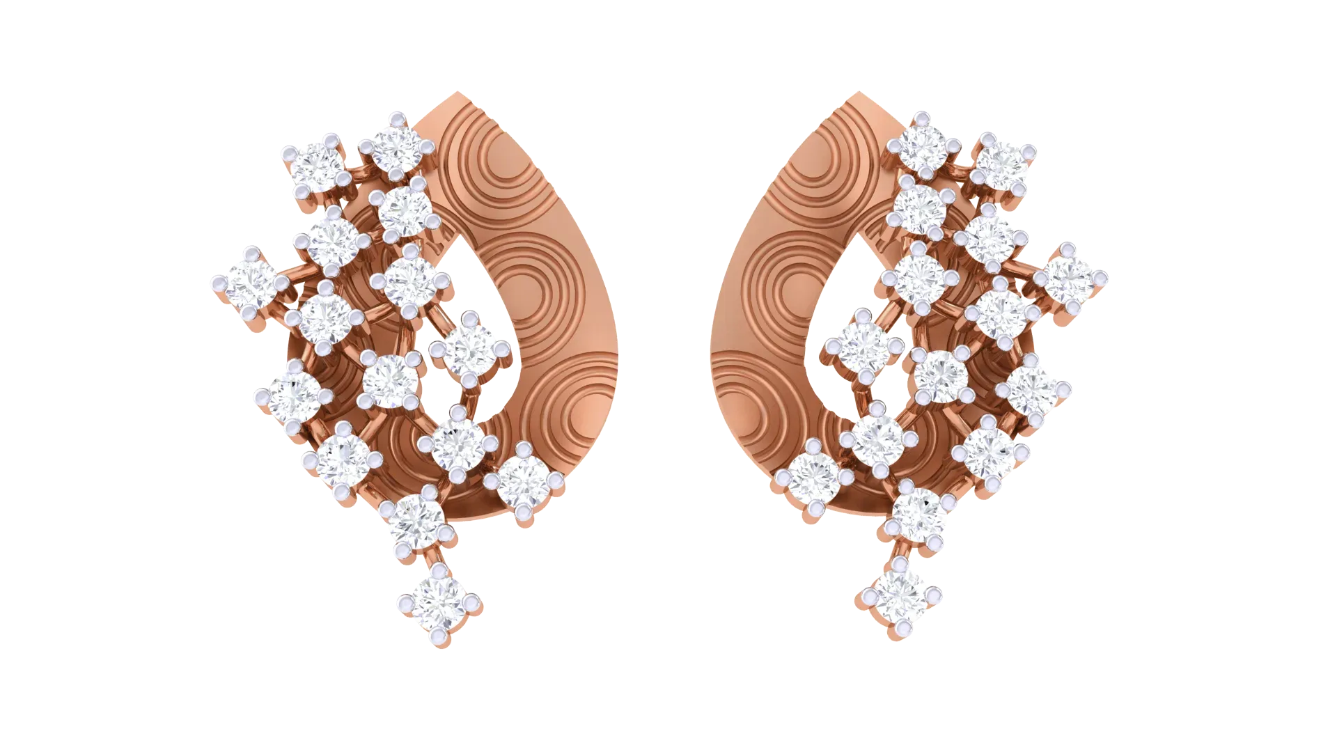 100 Diamond Studs Earrings Pack