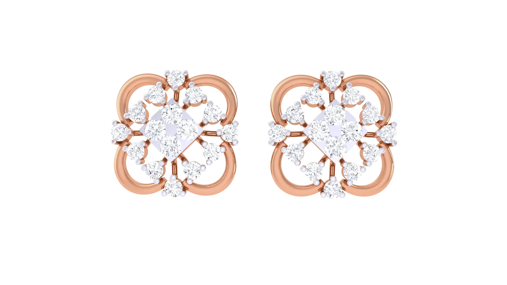 100 Diamond Studs Earrings Pack