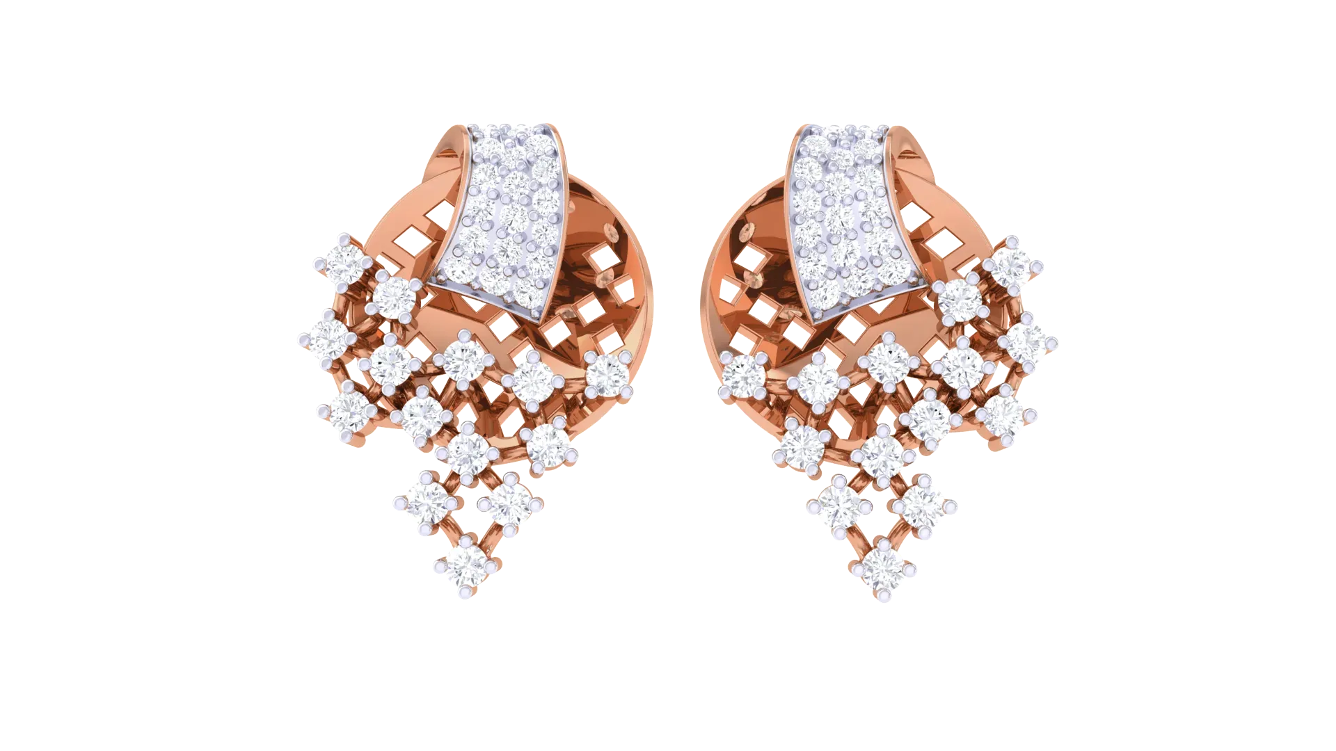 100 Diamond Studs Earrings Pack