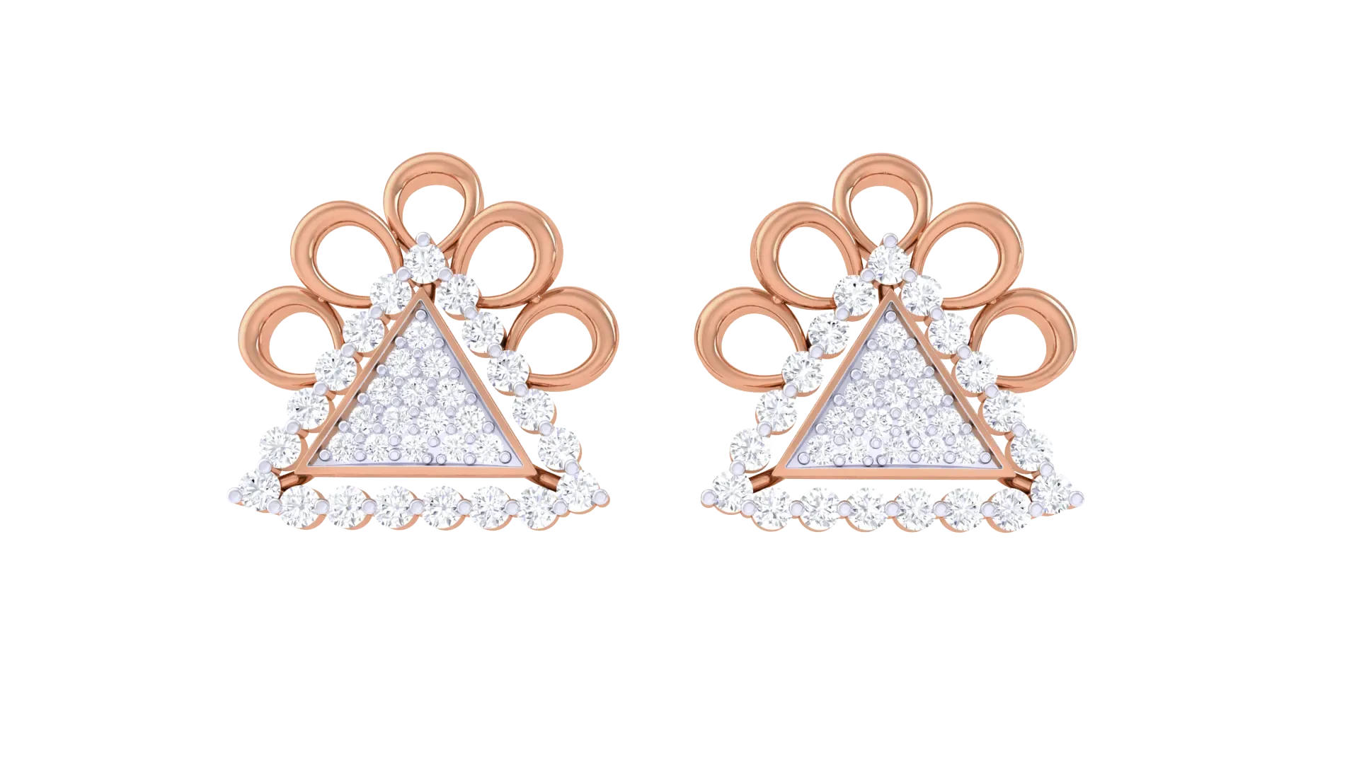 100 Diamond Studs Earrings Pack