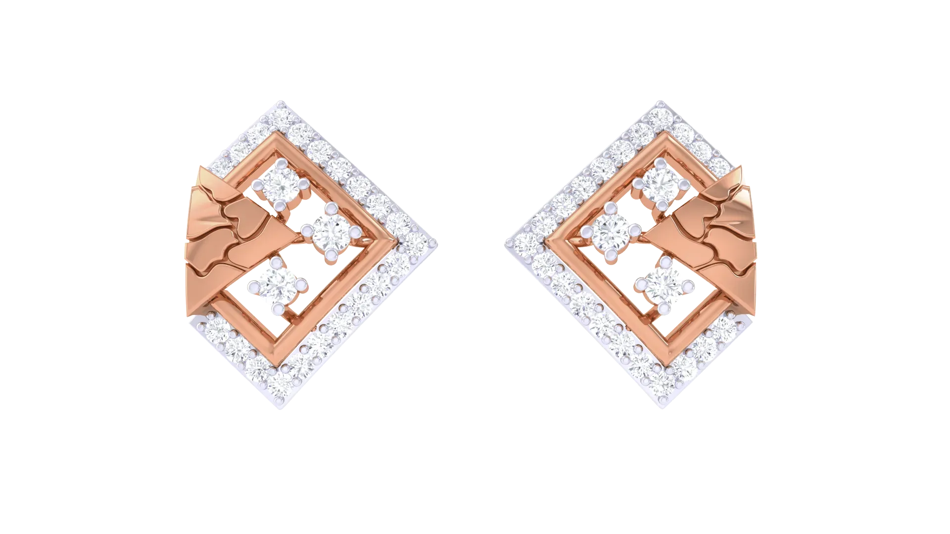 100 Diamond Studs Earrings Pack