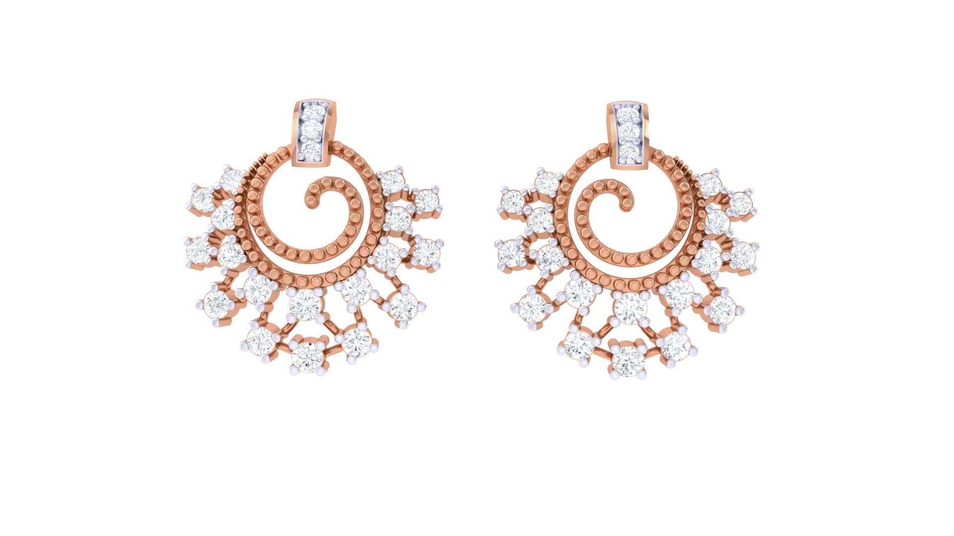 100 Diamond Studs Earrings Pack