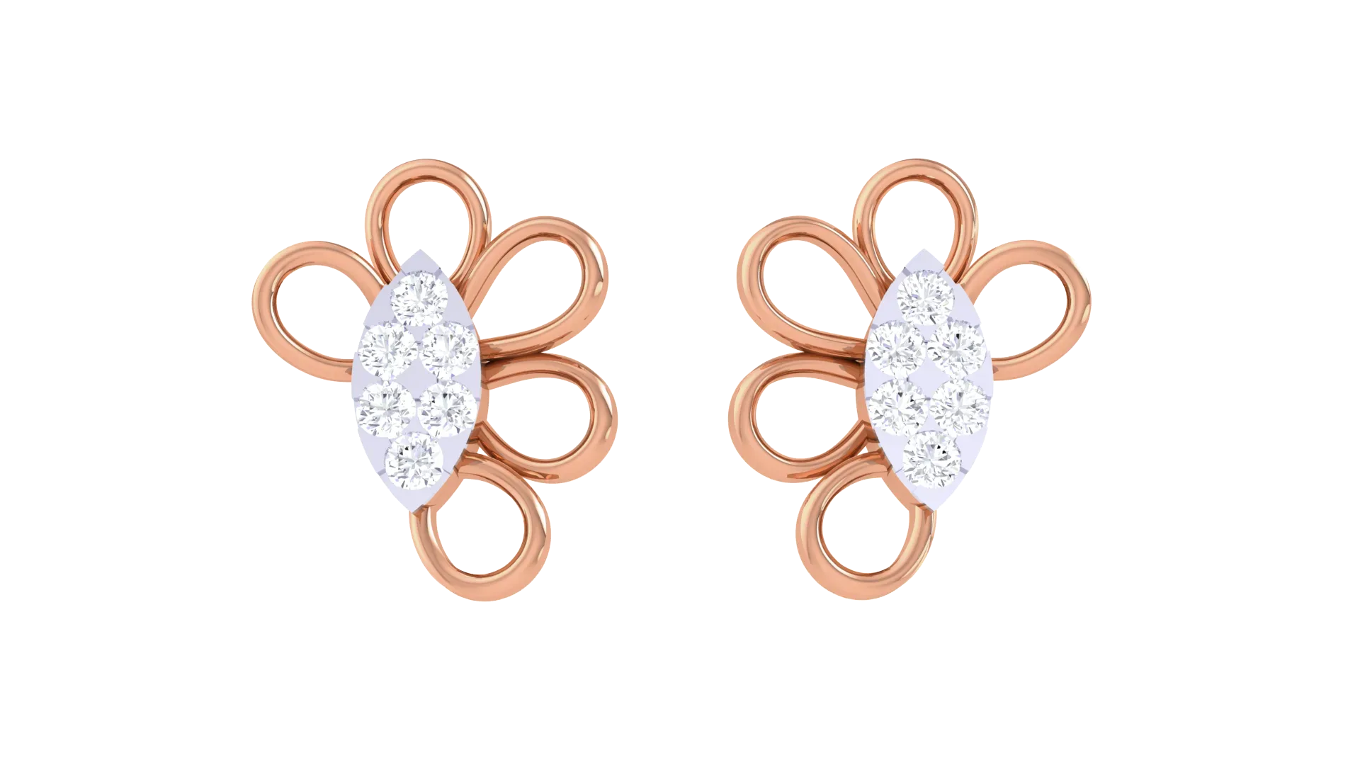 100 Diamond Studs Earrings Pack