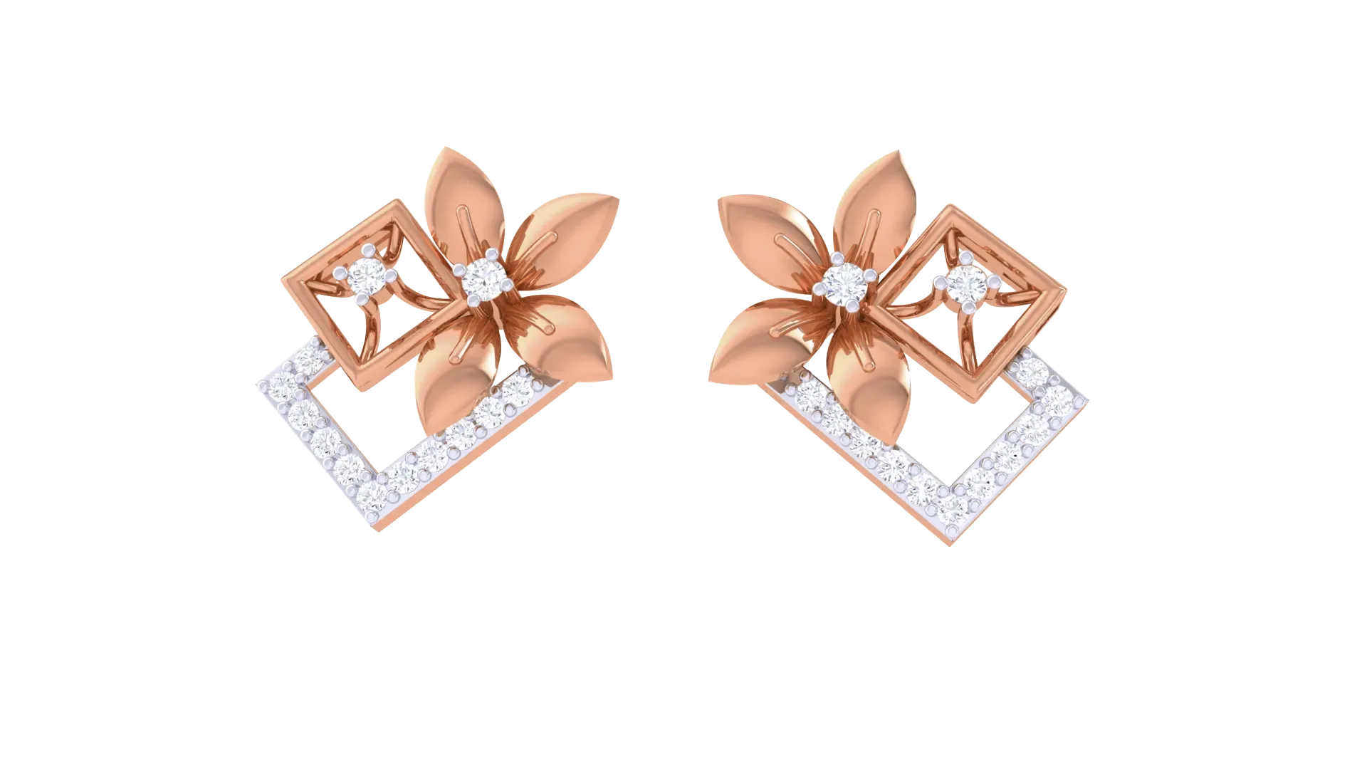 100 Diamond Studs Earrings Pack