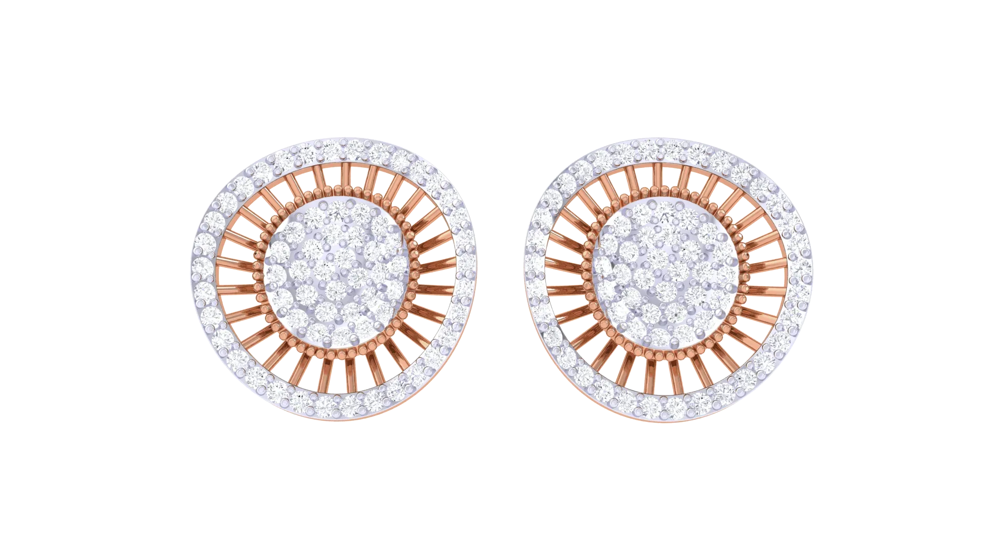 100 Diamond Studs Earrings Pack
