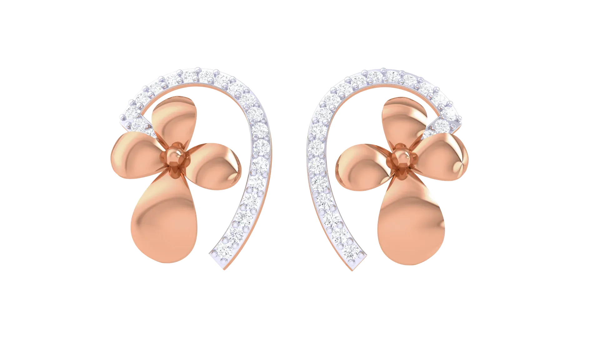 100 Diamond Studs Earrings Pack
