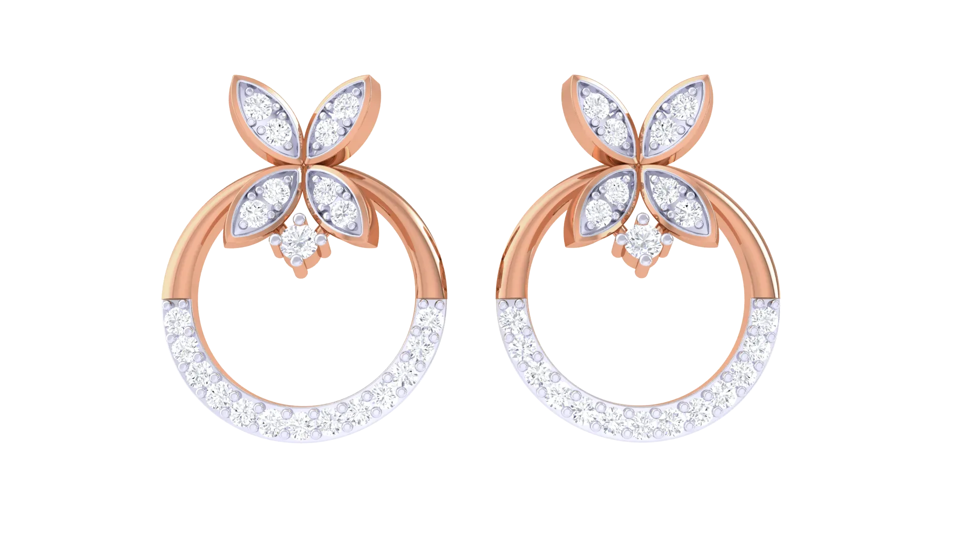 100 Diamond Studs Earrings Pack