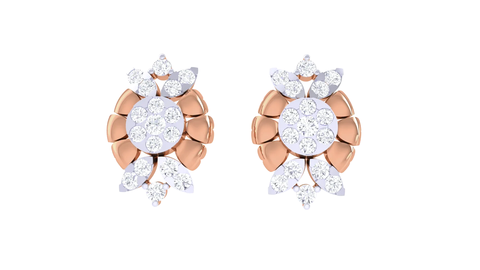 100 Diamond Studs Earrings Pack