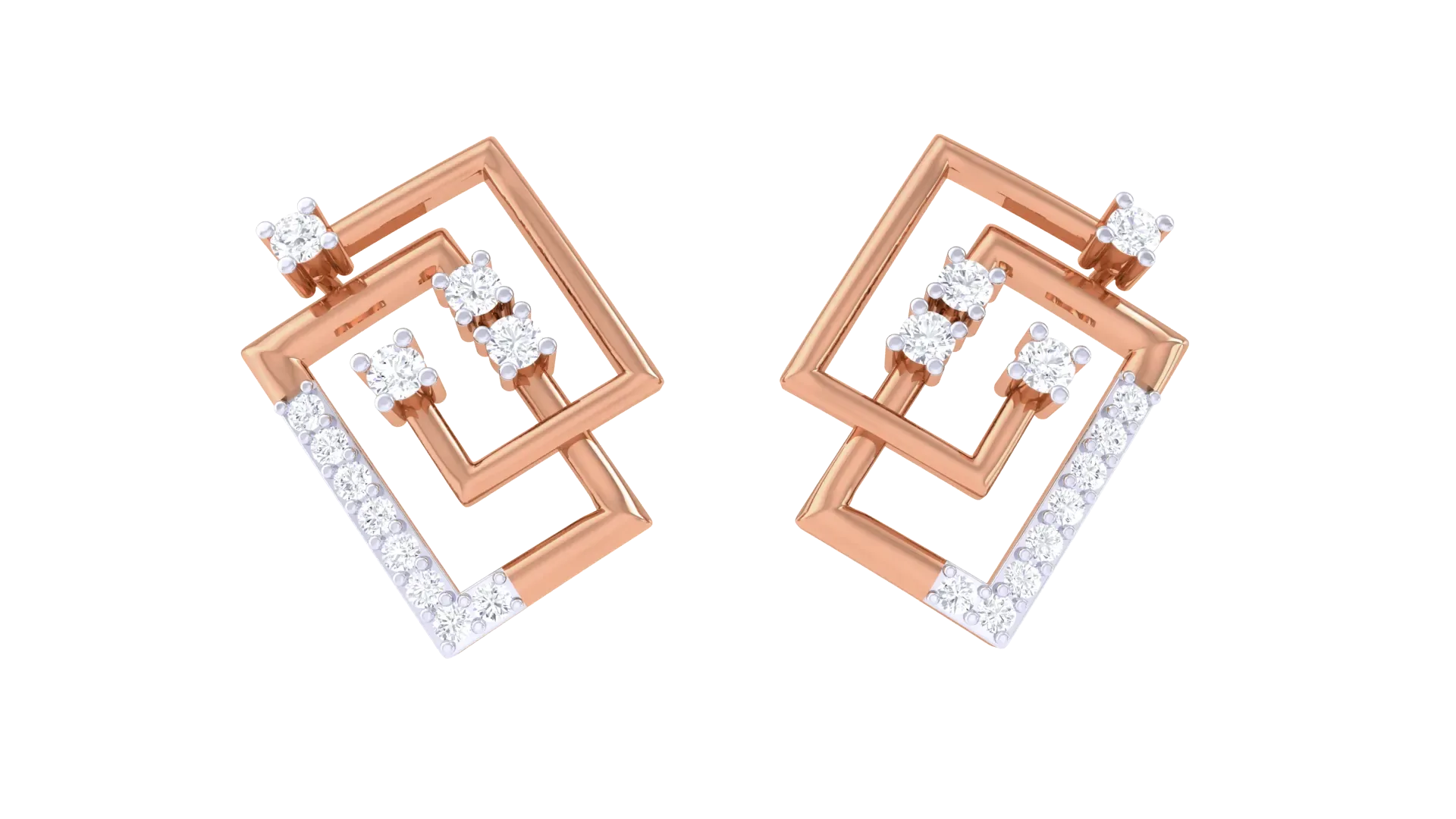 100 Diamond Studs Earrings Pack