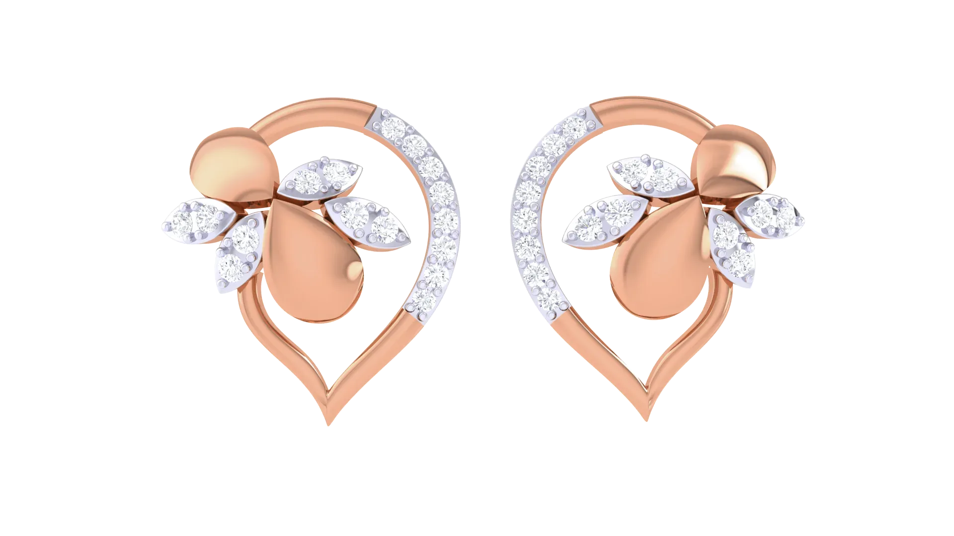 100 Diamond Studs Earrings Pack