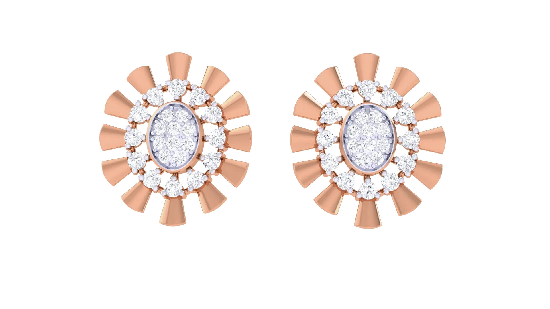 100 Diamond Studs Earrings Pack