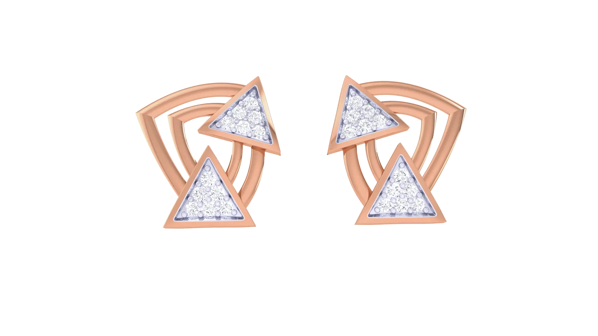 100 Diamond Studs Earrings Pack