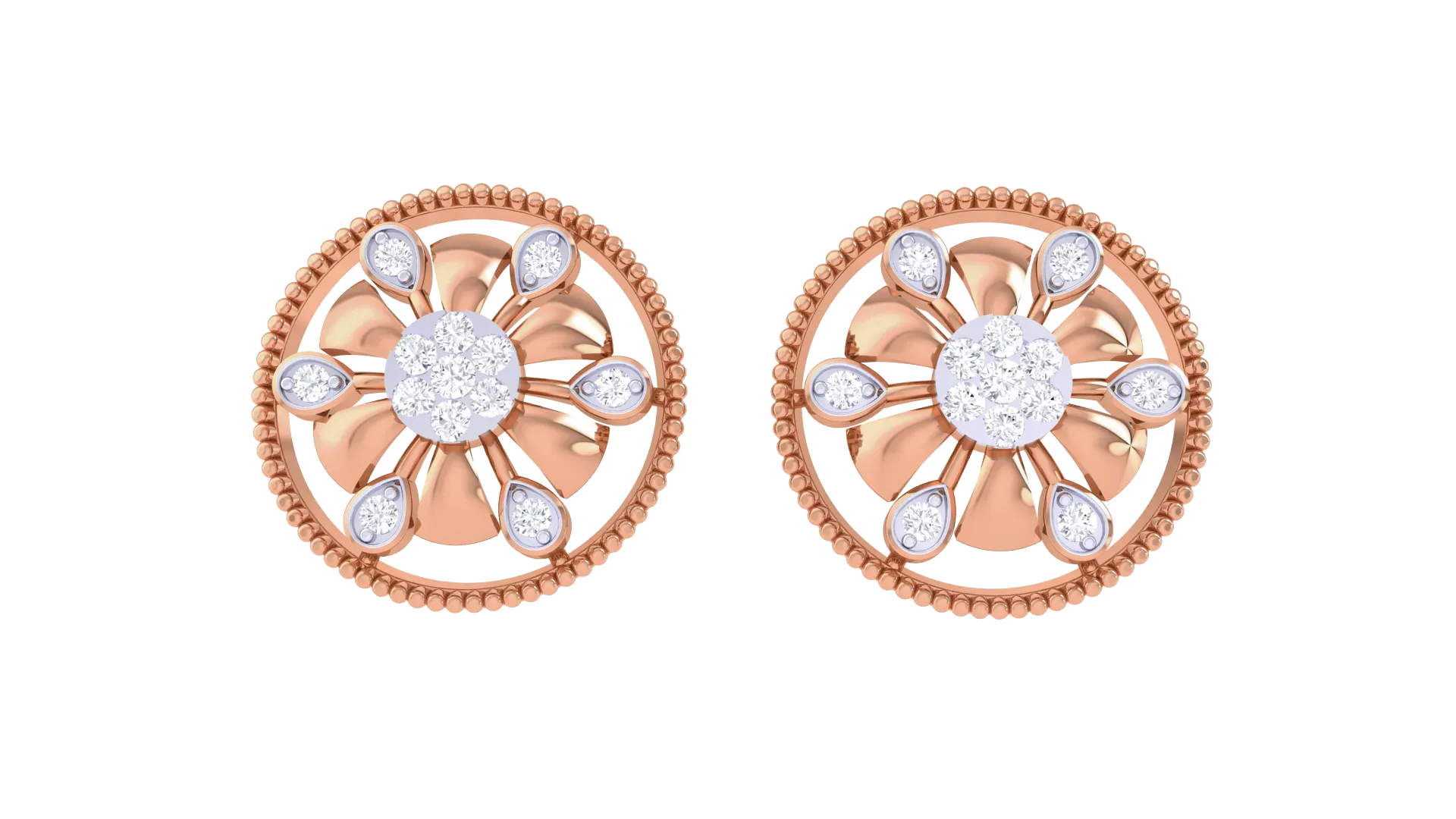 100 Diamond Studs Earrings Pack